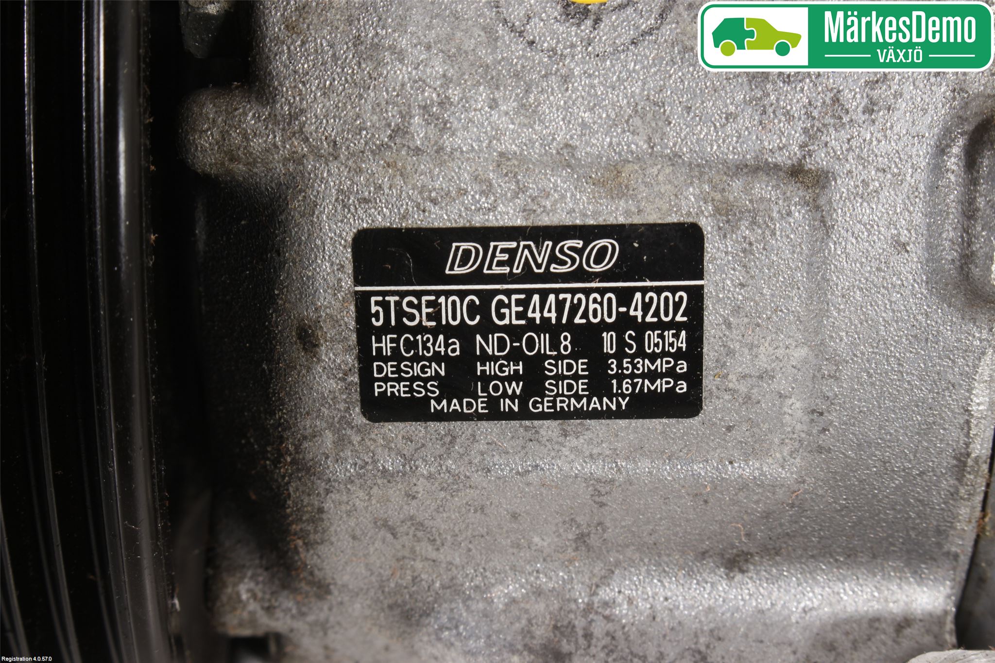 Toyota YARIS XP130 15-20 Varme Ac Kompressor