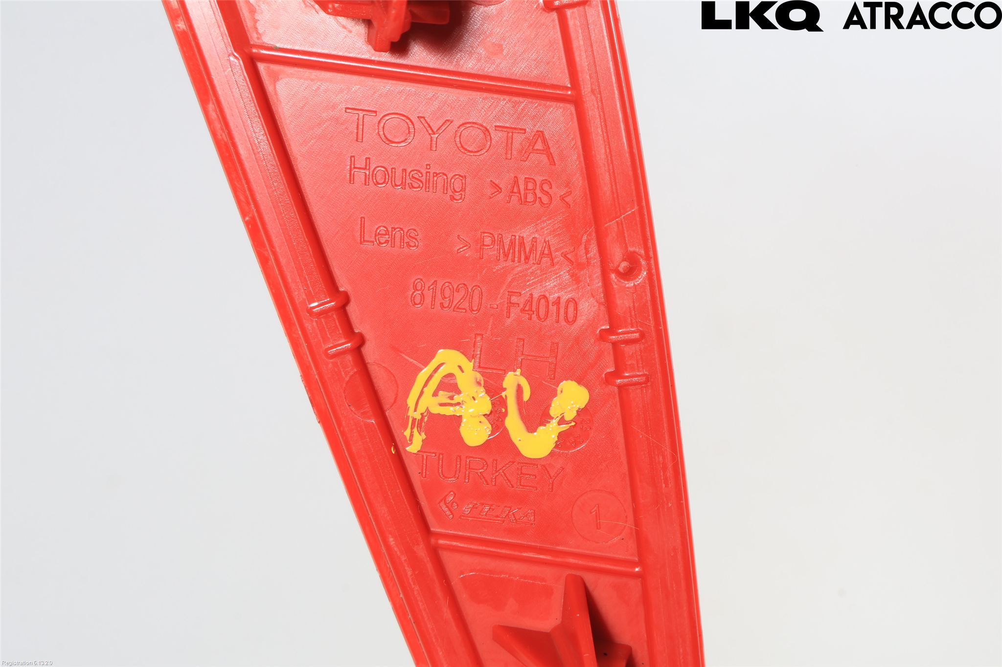 Toyota YARIS XP21 20- Refleks Bak