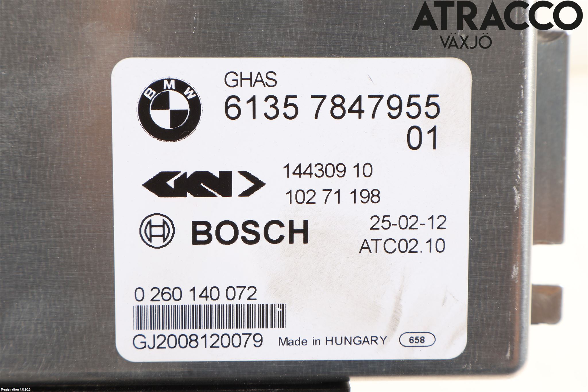 BMW 5 F10/F11/F18 09-17 Styreenhet Øvrig
