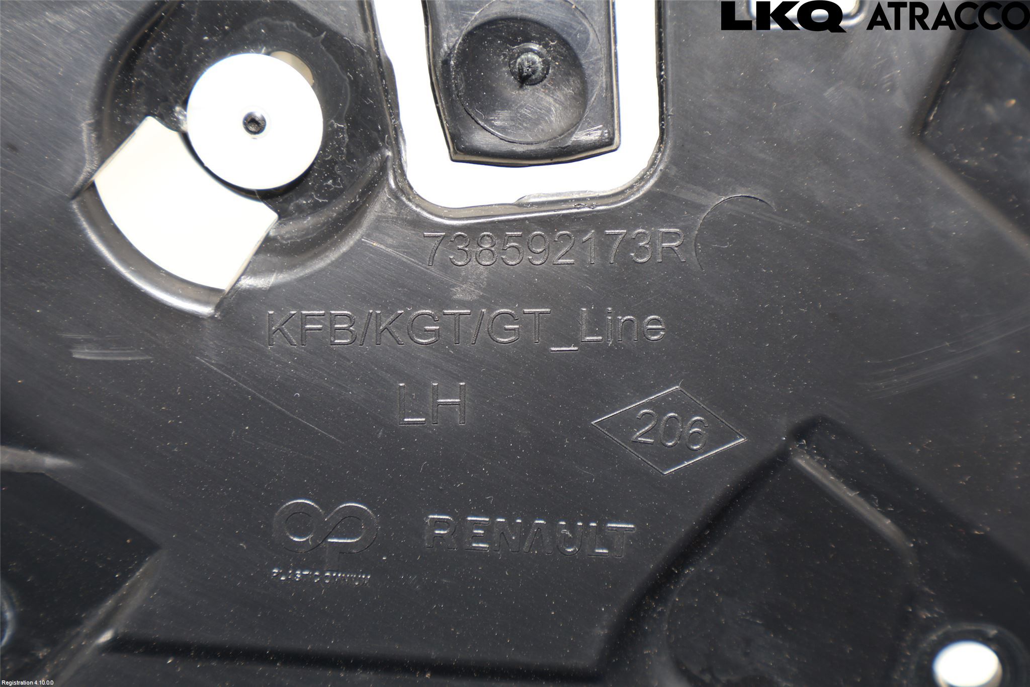 Renault MEGANE IV 16-23 Bakrute Dekorlist
