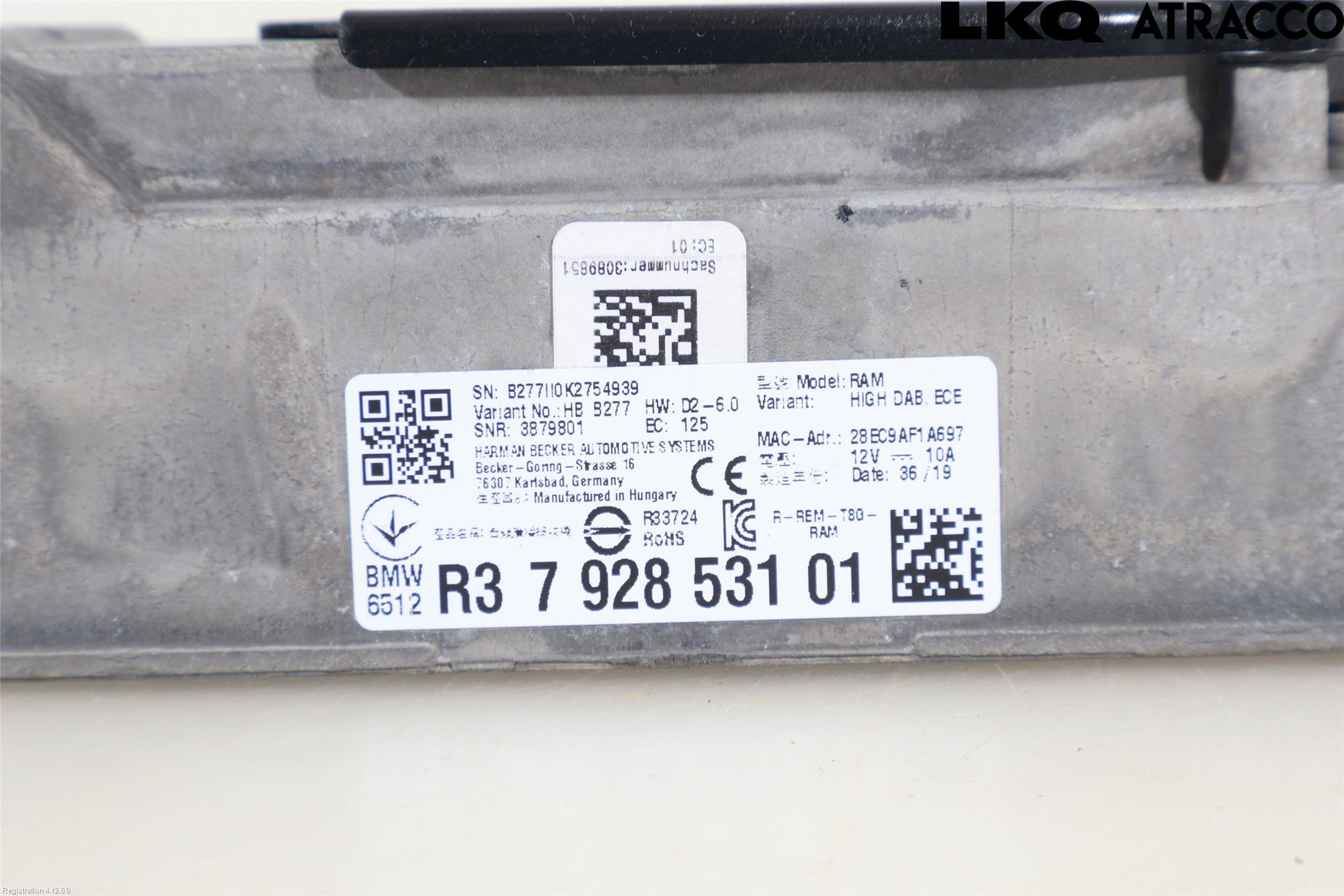 BMW 5 G30/G31/F90 17-23 Stereo Forsterker