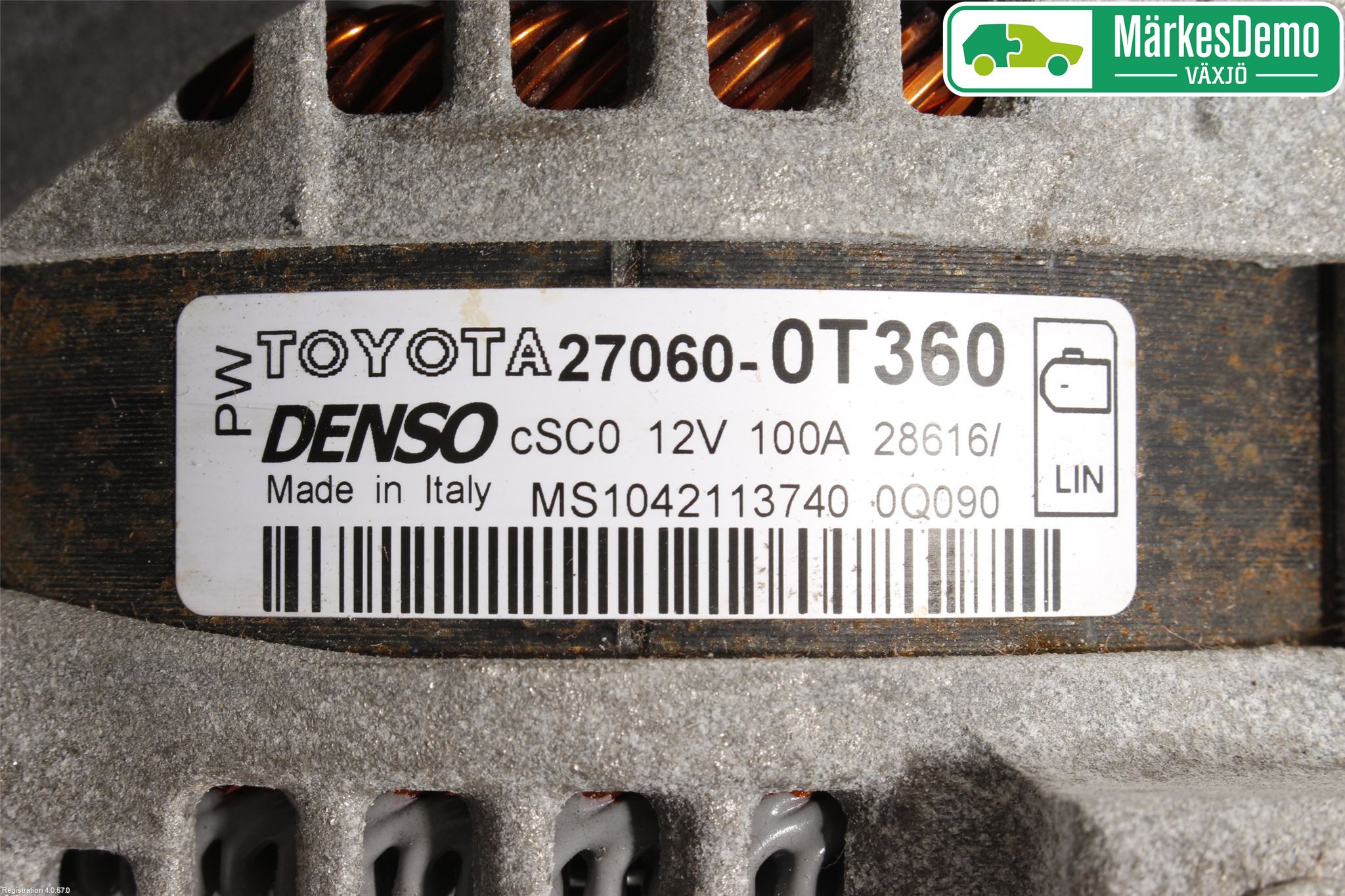 Toyota AVENSIS 16-18 Dynamo