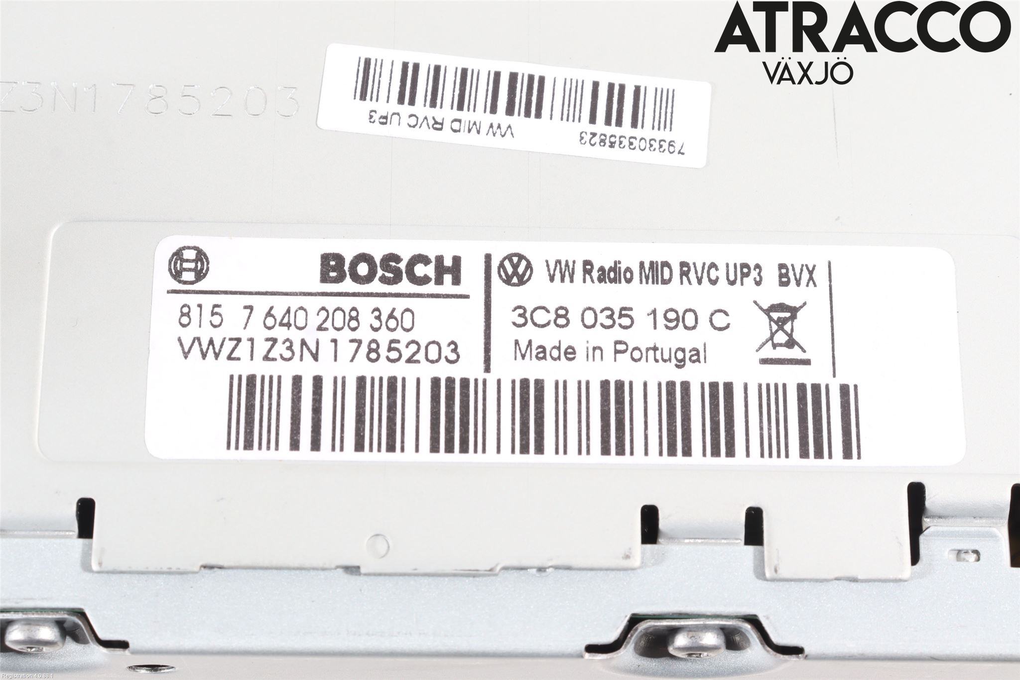Volkswagen VW TIGUAN 07-16 Stereo Radio Med Cd