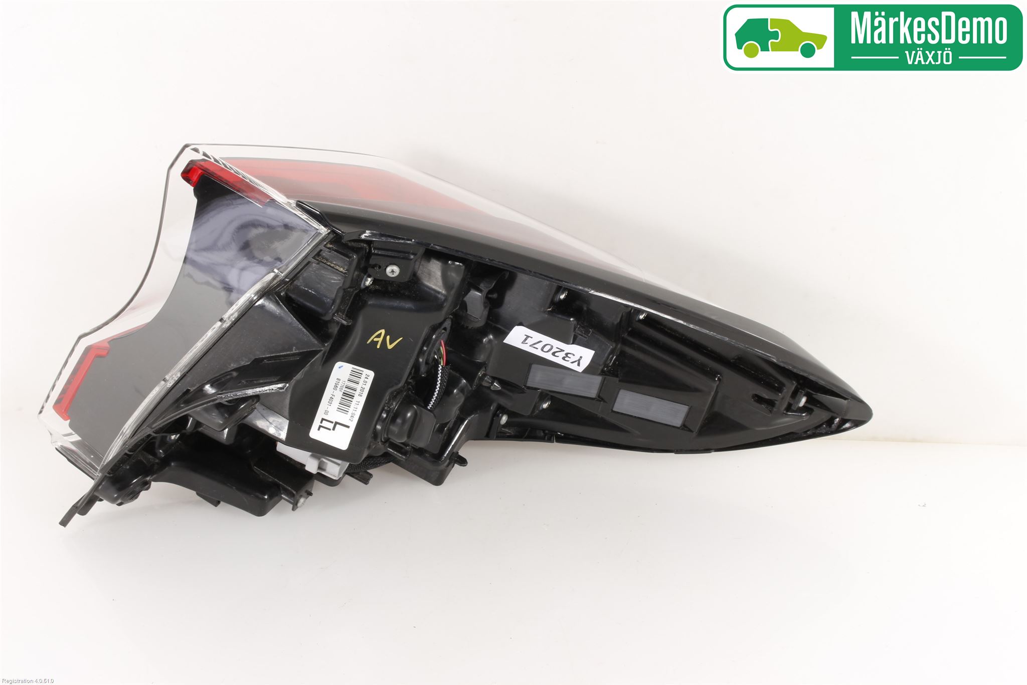 Toyota C-HR 16-23 Baklykt Venstre