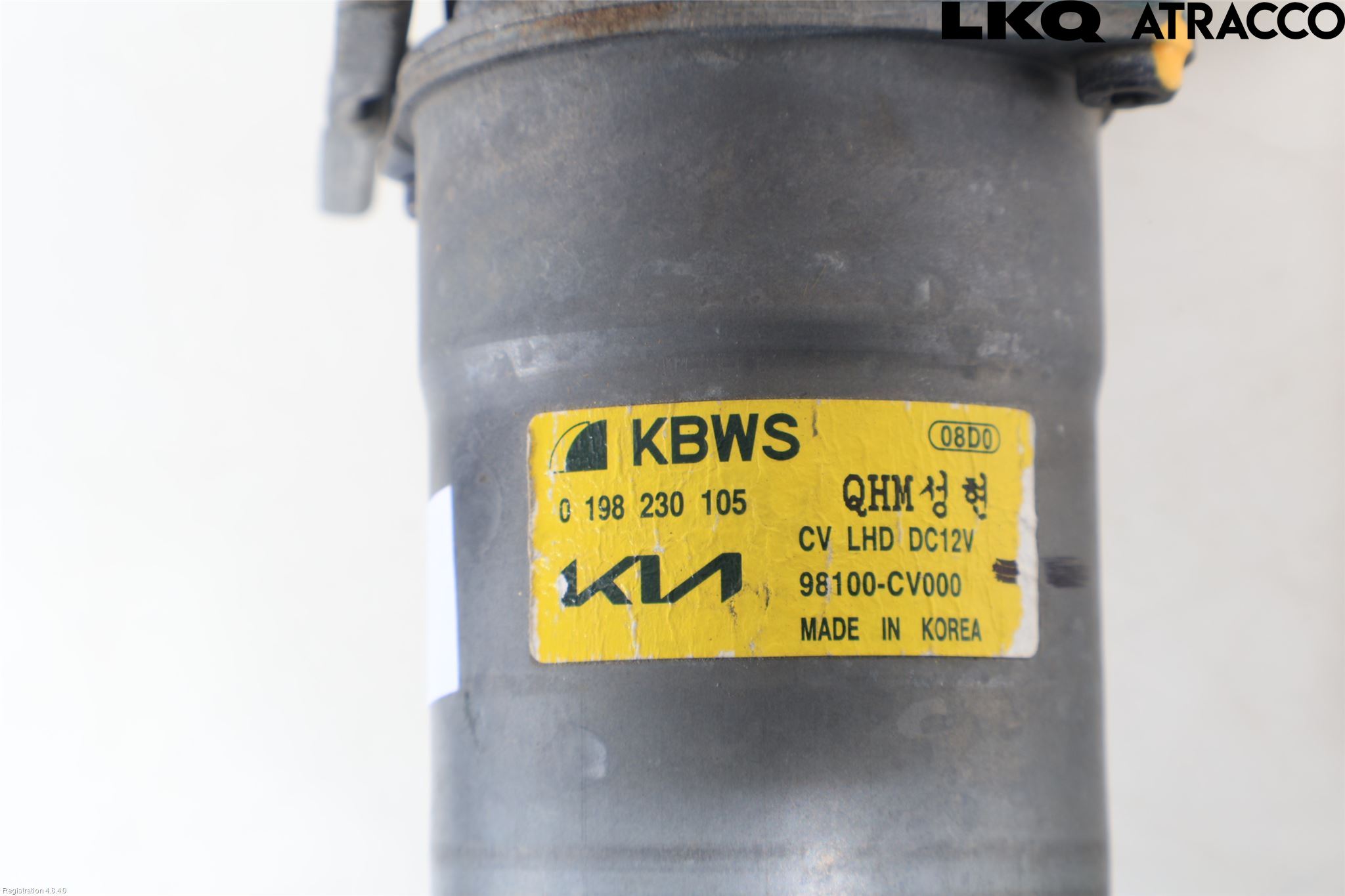 Kia EV6 (CV) 22- Viskermotor Frontrute