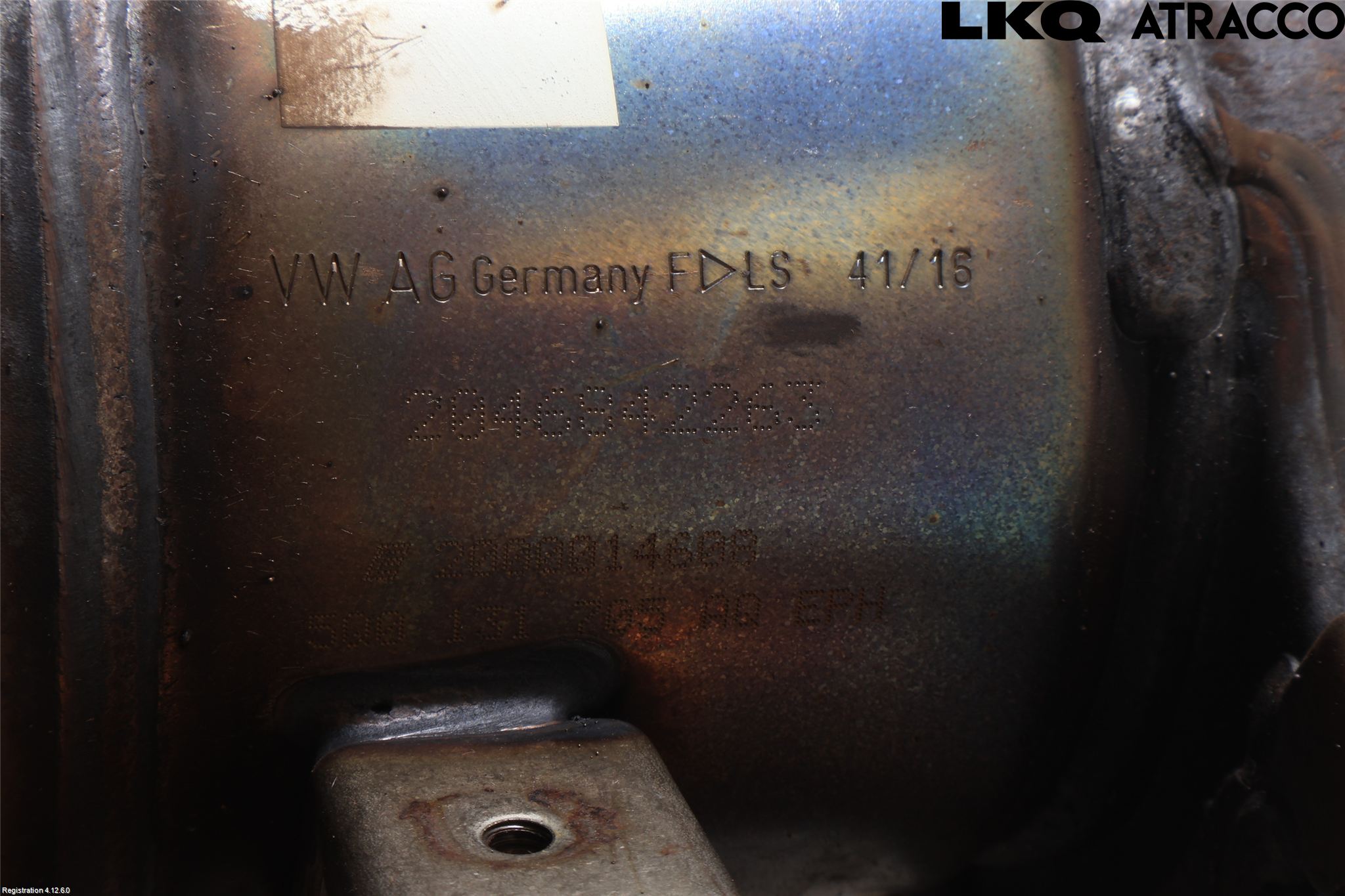 Volkswagen VW TIGUAN 16-24 Eksos Partikketfilter