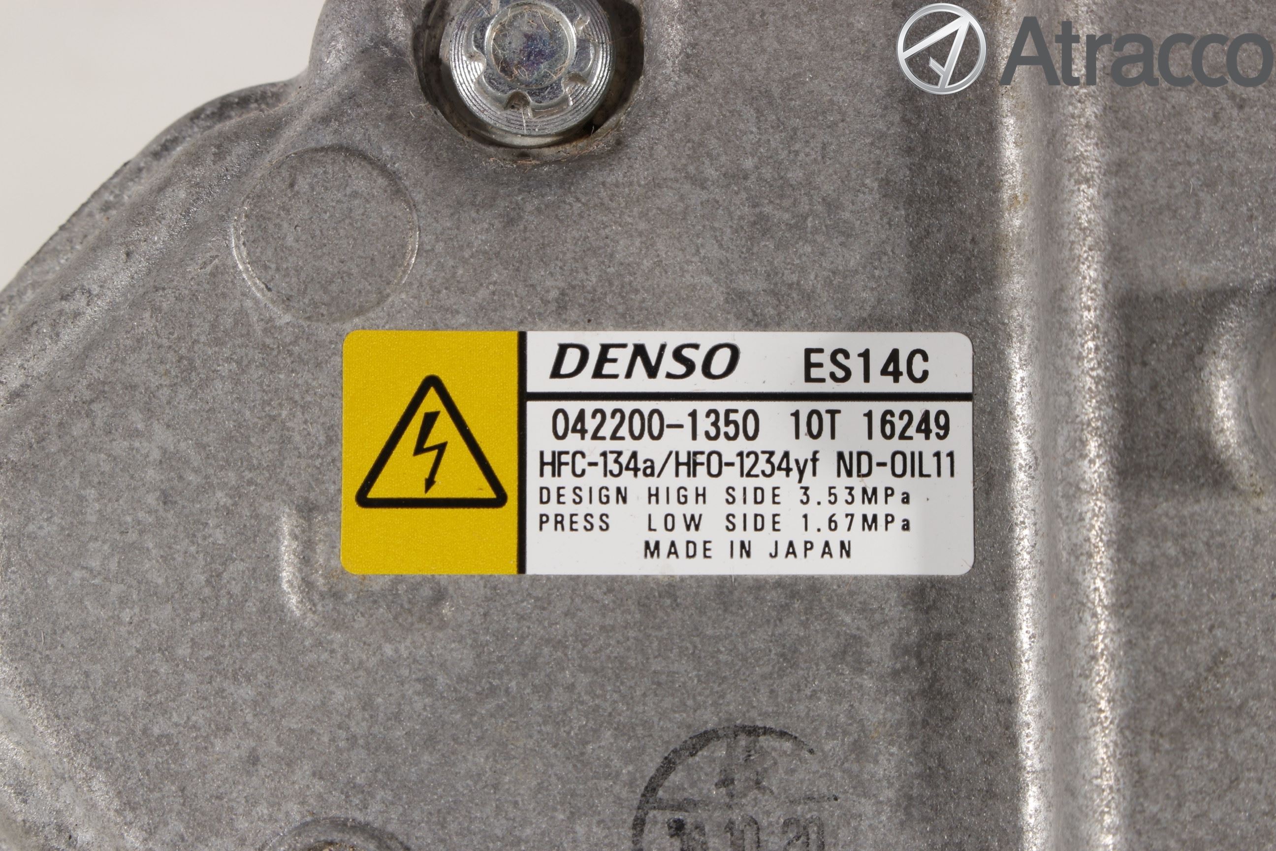 Toyota YARIS XP130 15-20 Varme Ac Kompressor