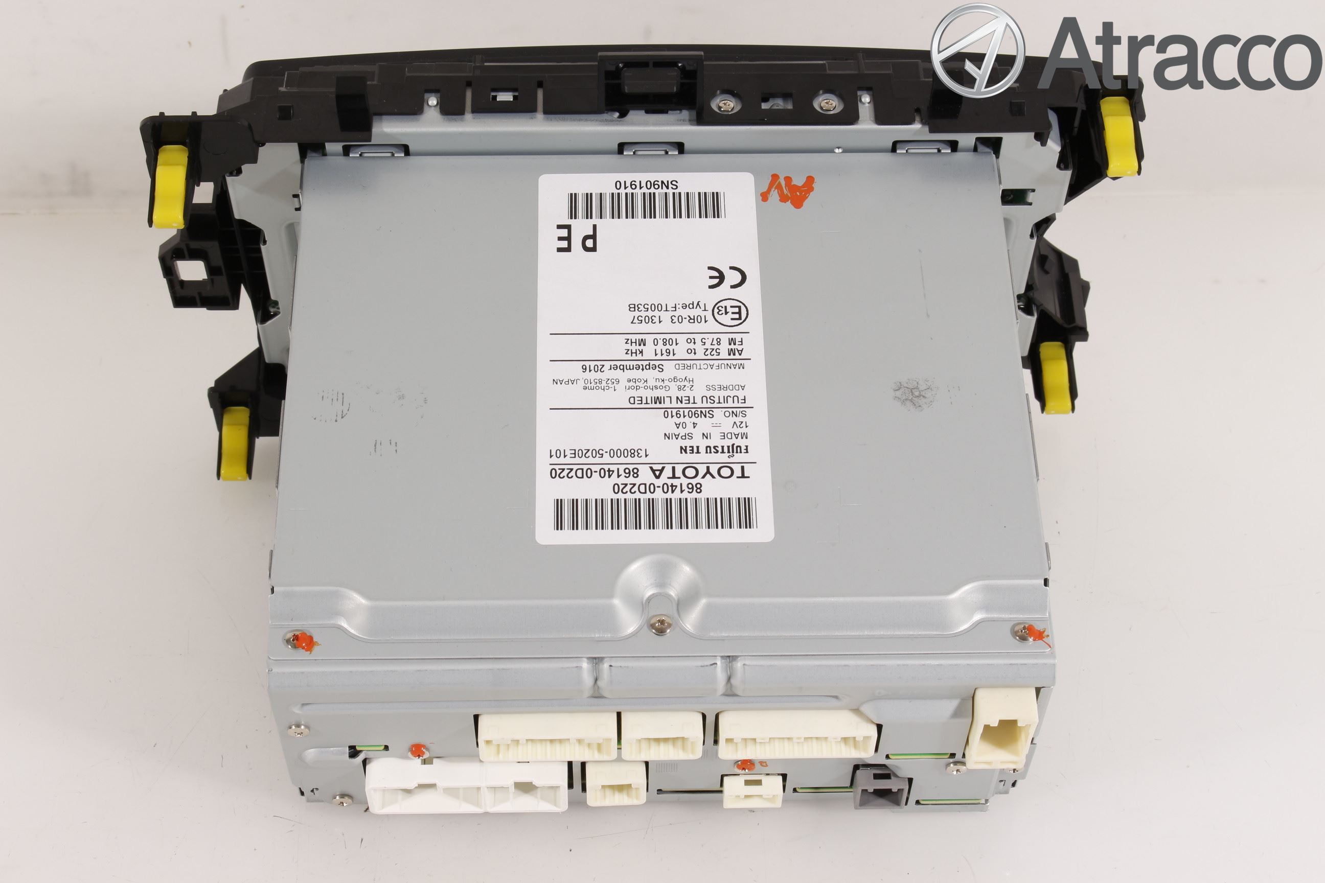 Toyota YARIS XP130 15-20 Stereo Radio Med Cd