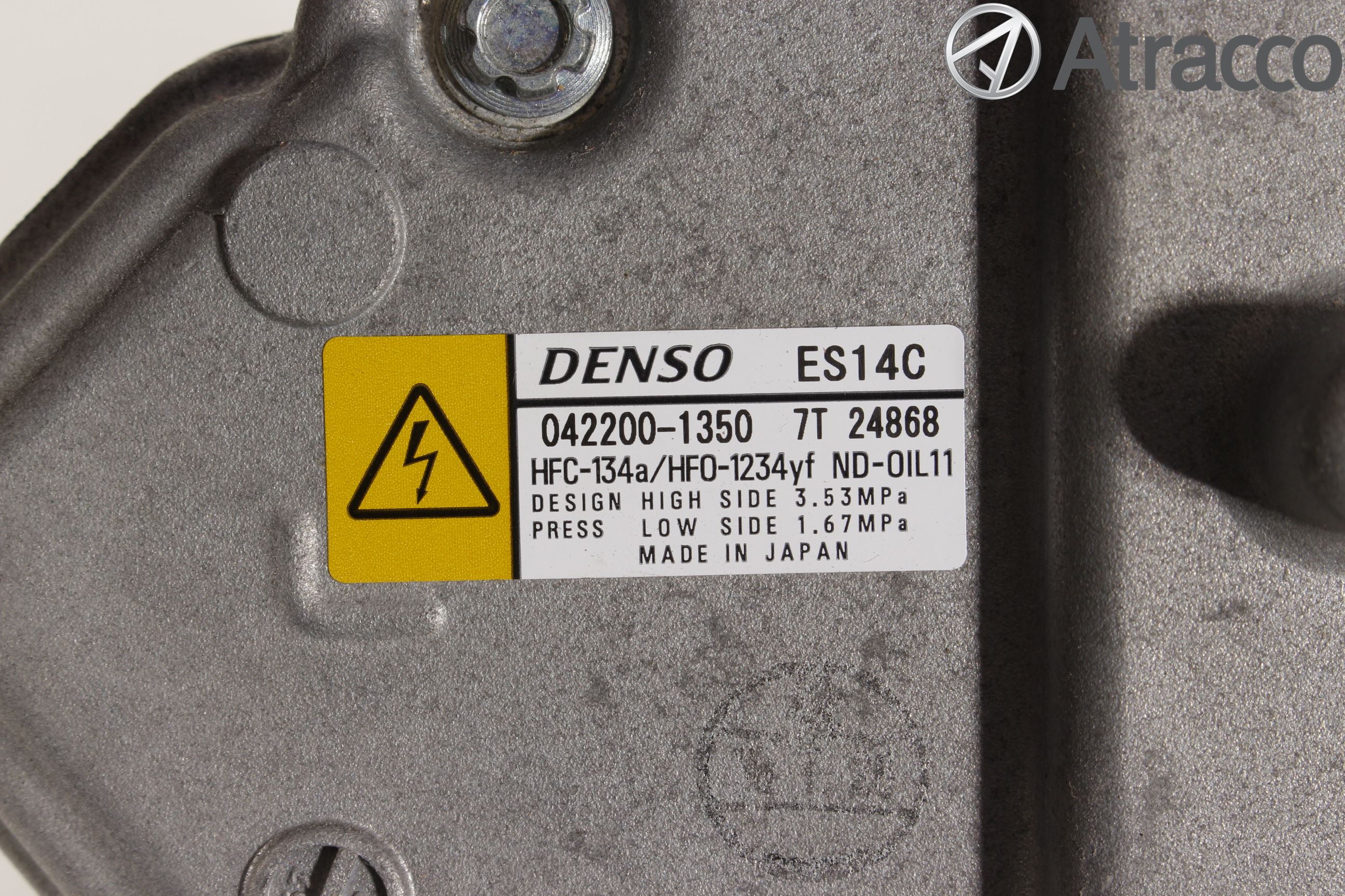 Toyota YARIS XP130 15-20 Varme Ac Kompressor