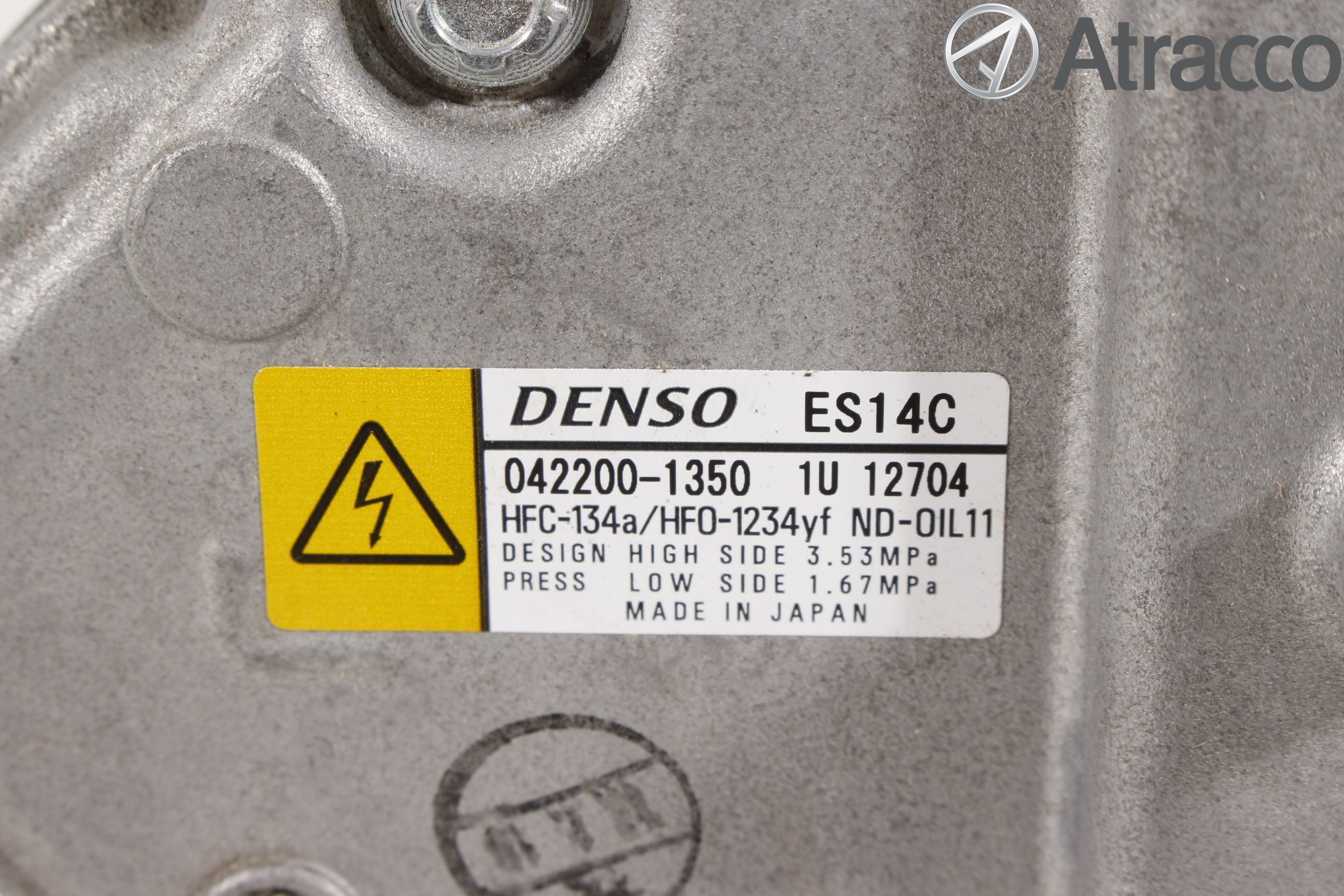 Toyota YARIS XP130 15-20 Varme Ac Kompressor