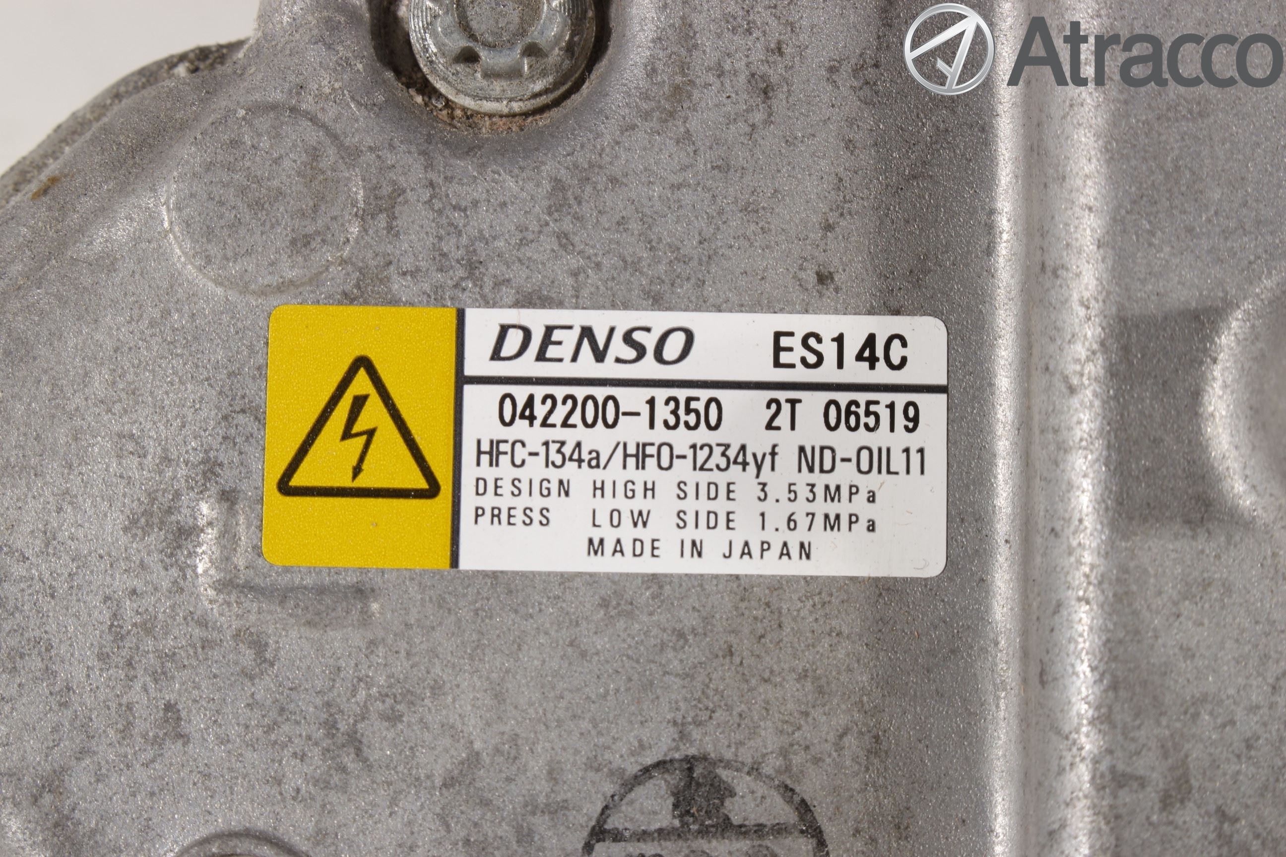Toyota YARIS XP130 15-20 Varme Ac Kompressor