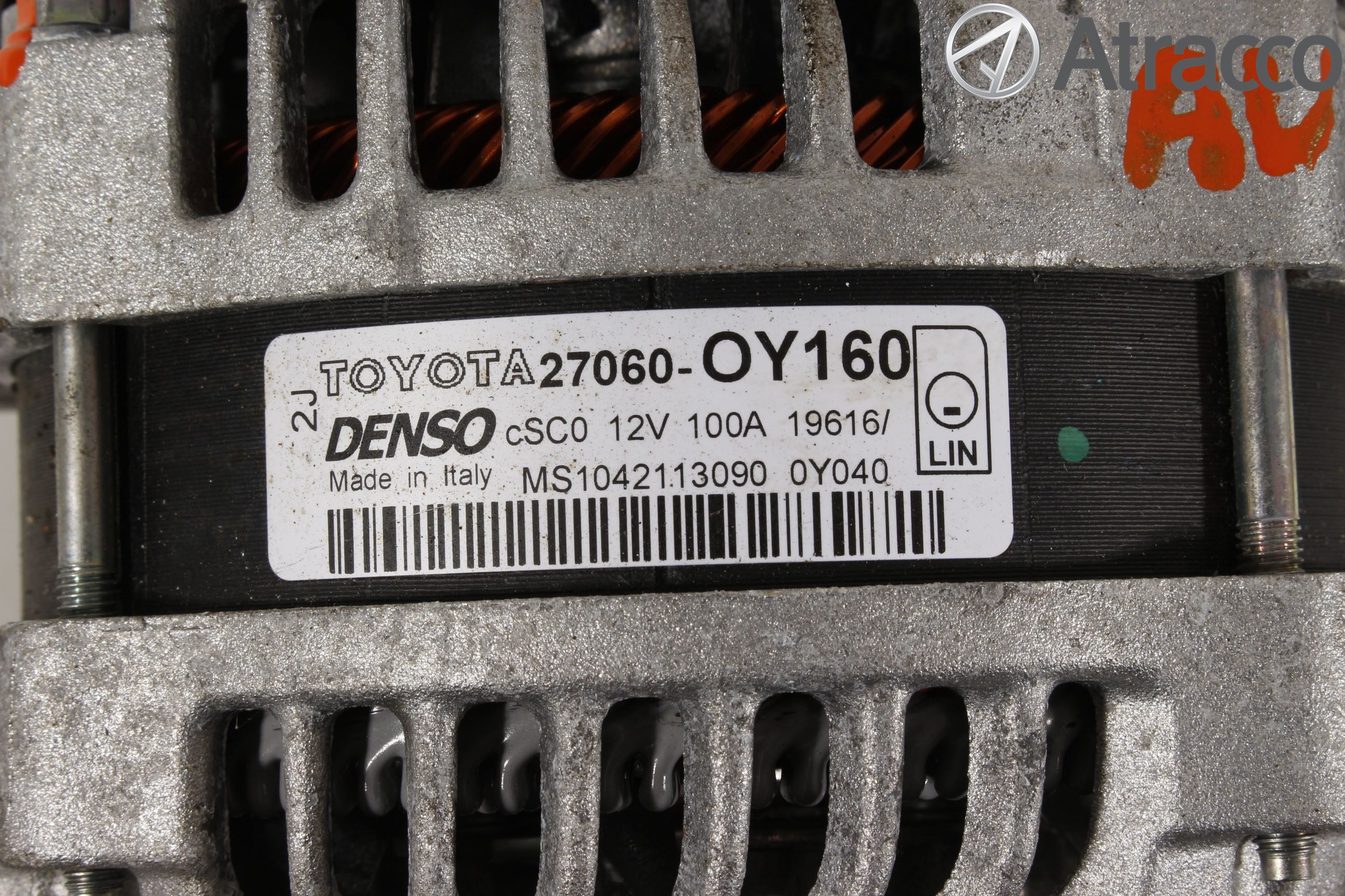 Toyota YARIS XP130 15-20 Dynamo