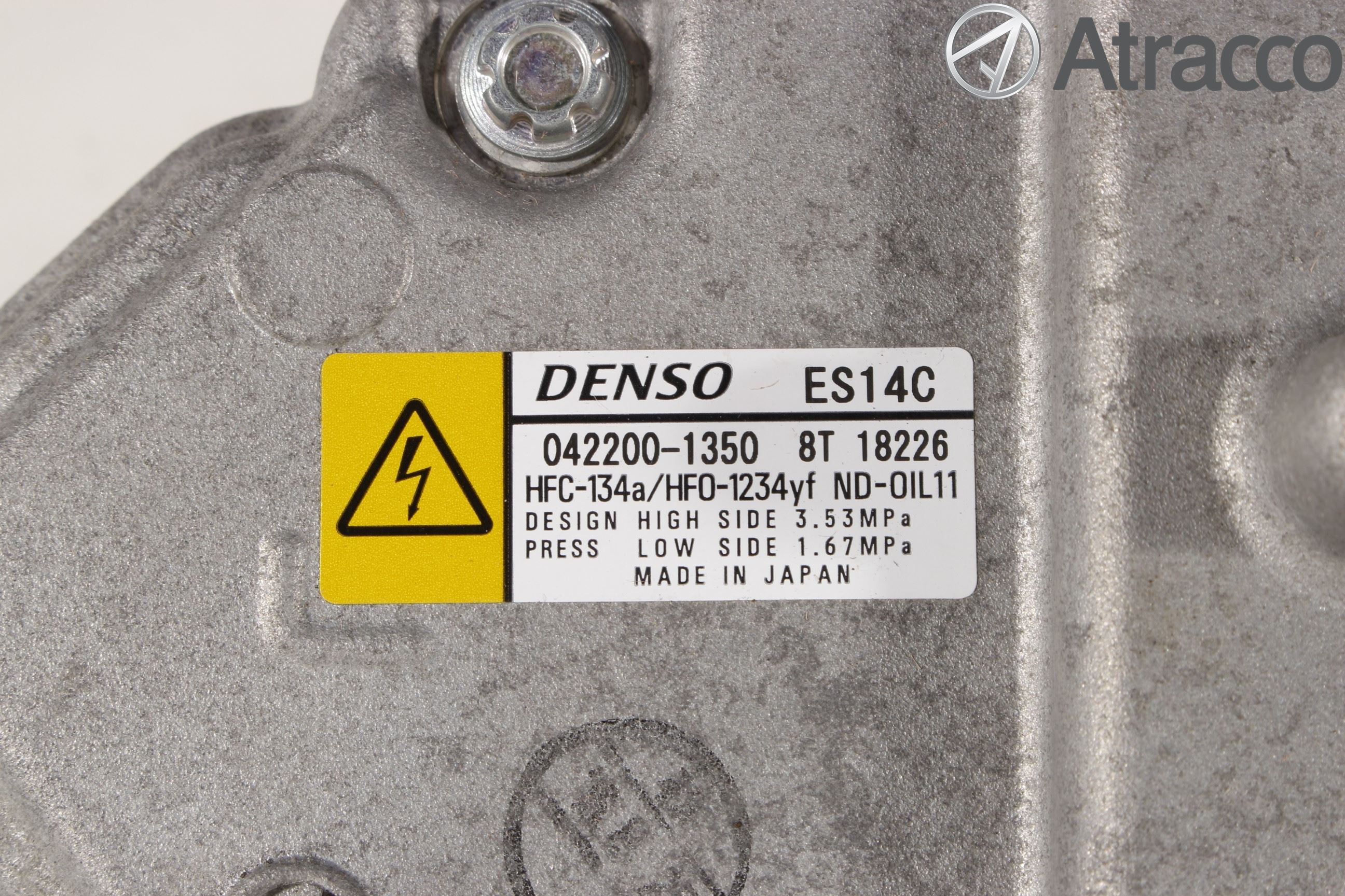 Toyota YARIS XP130 15-20 Varme Ac Kompressor