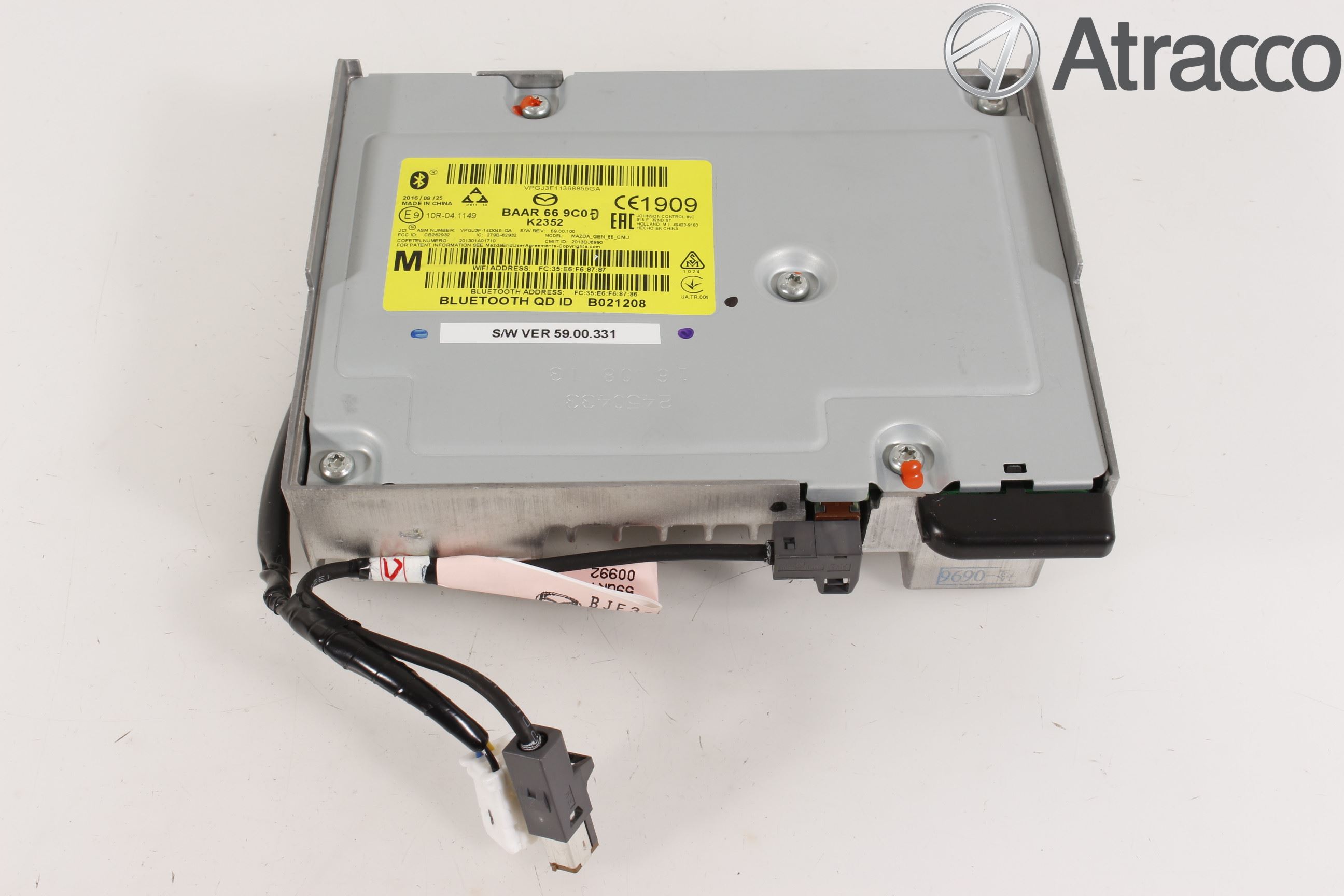 Mazda 3 III 14-19 Stereo Radio Med Cd