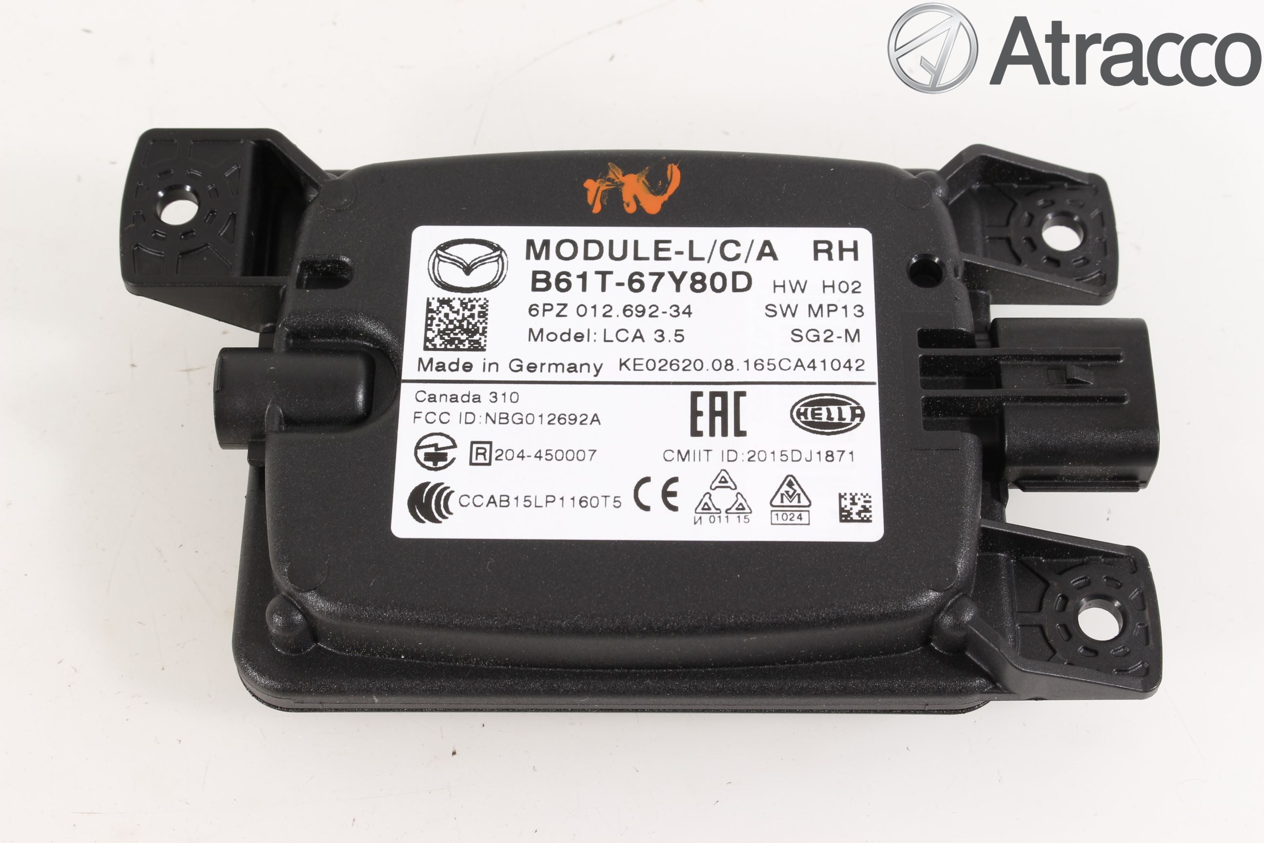 Mazda 3 III 14-19 Sensor Kollisjonsbeskyttelse