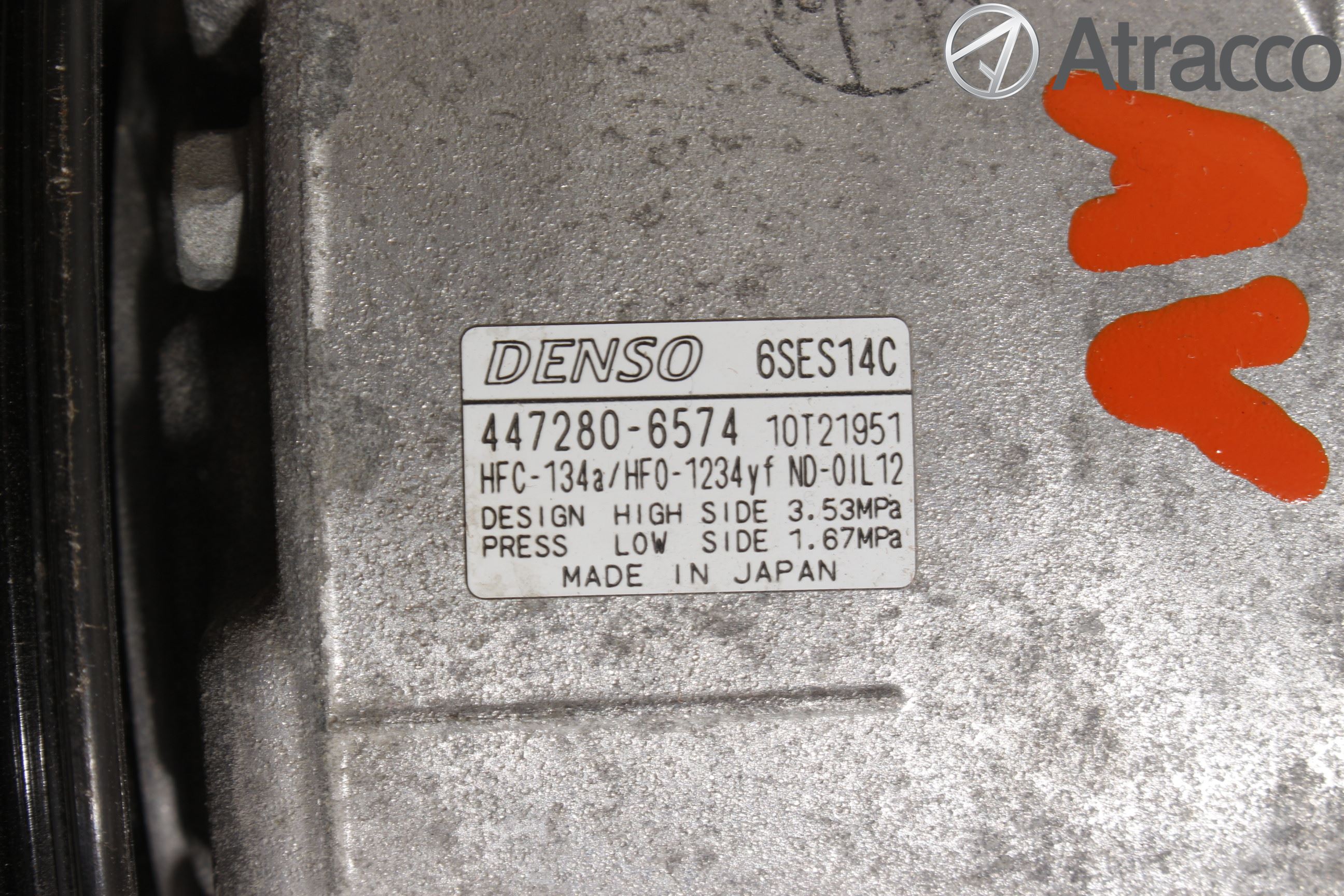 Toyota VERSO 09-18 Varme Ac Kompressor