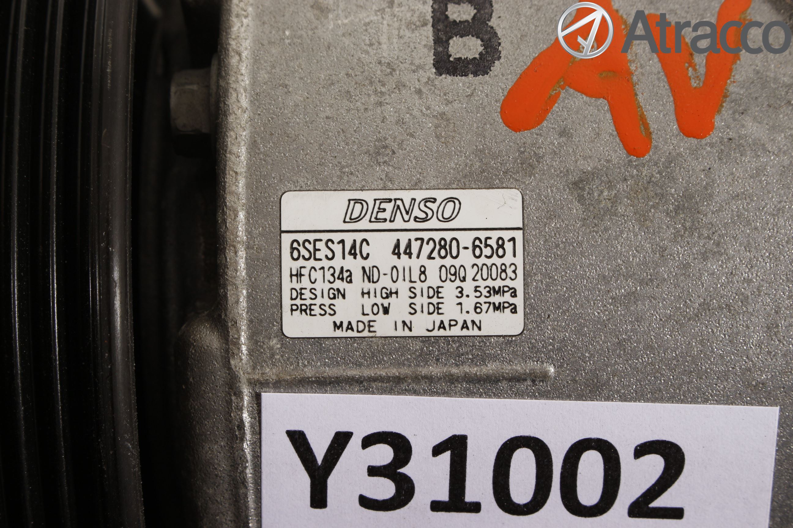 Toyota AURIS 13-19 Varme Ac Kompressor
