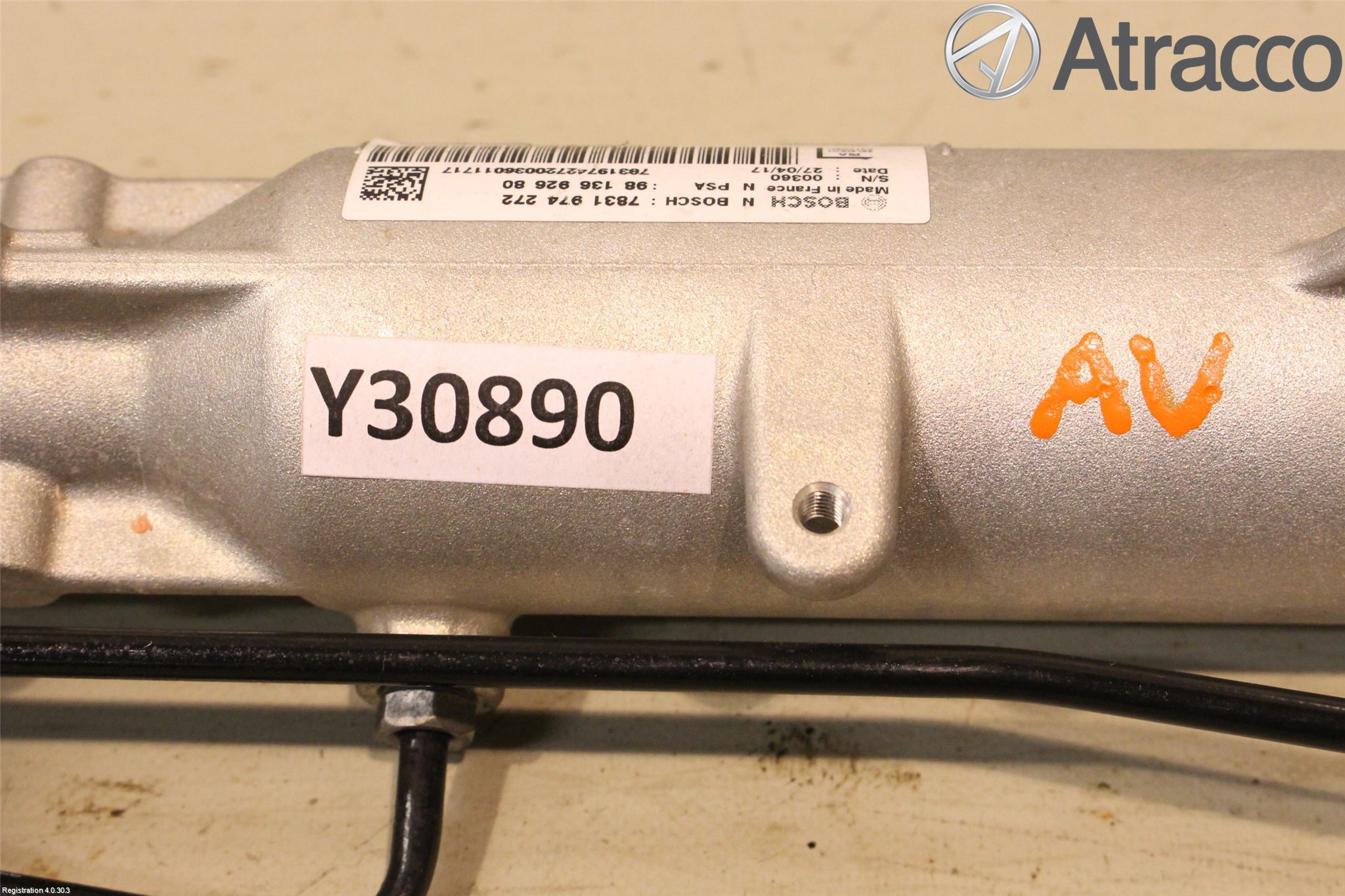 Toyota PROACE I 13-16 Servo Snekke - Tannstang
