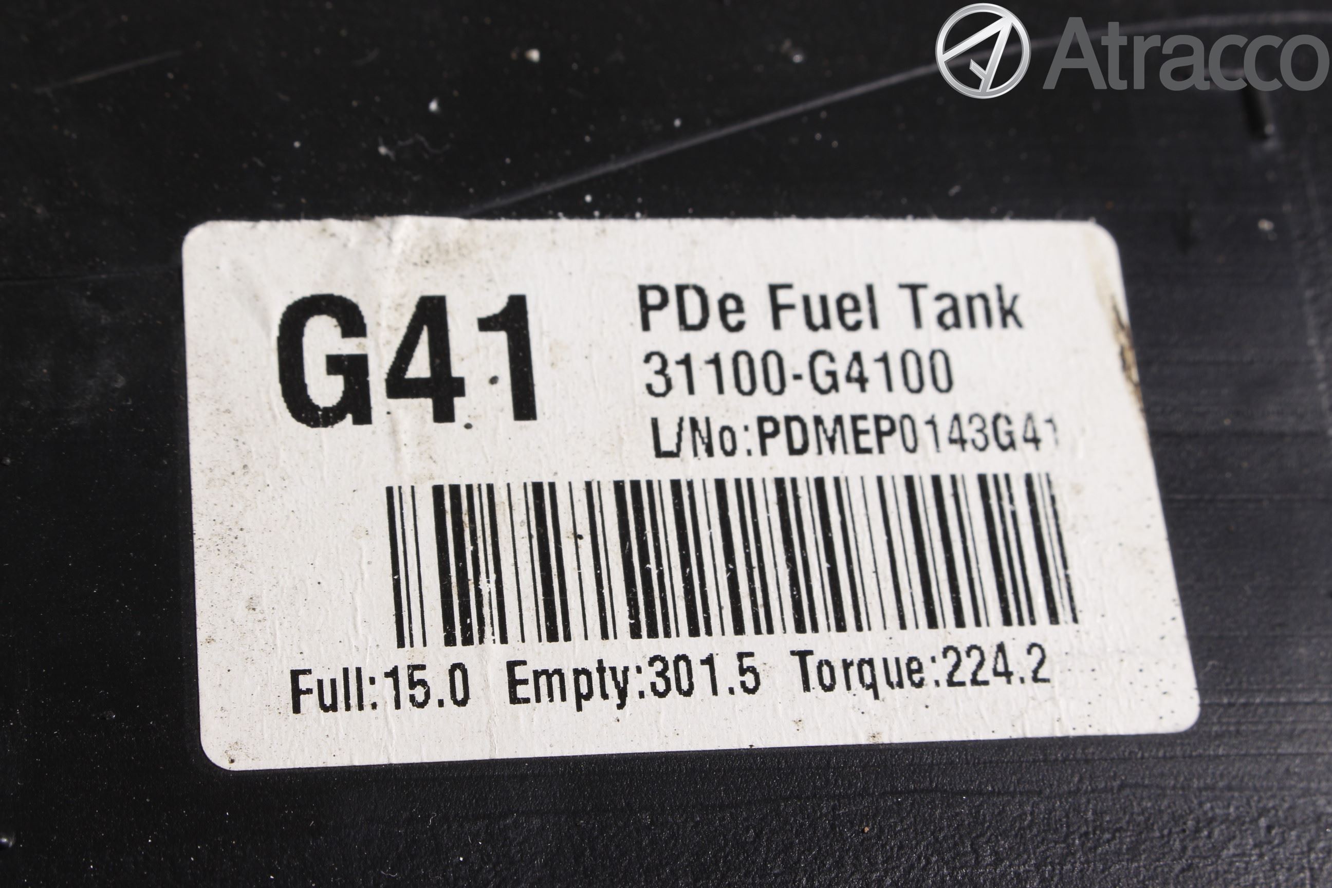 Hyundai i30 PD 17- Drivstofftank Innsprøytning