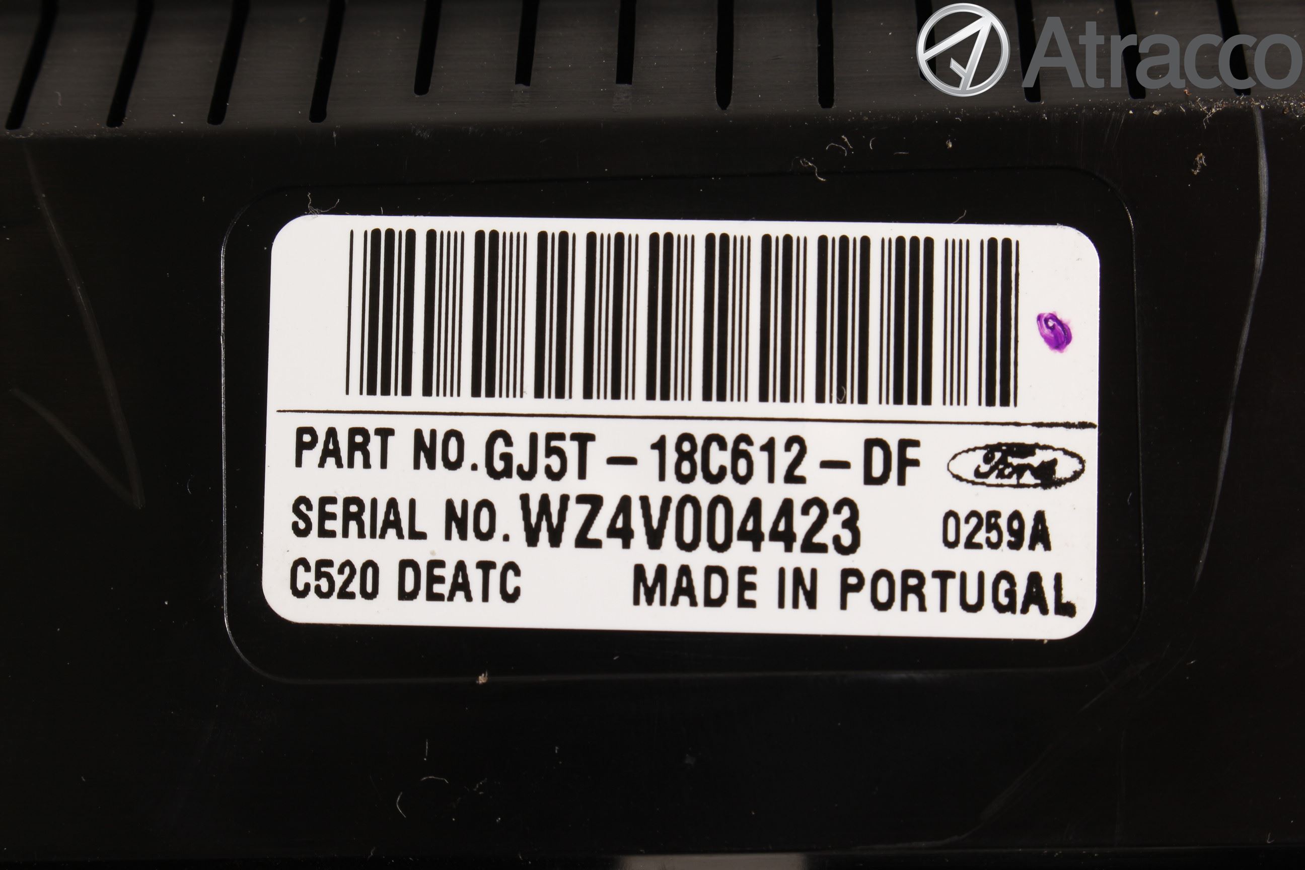 Ford KUGA 17-19 Varme Ac Betjening-Display