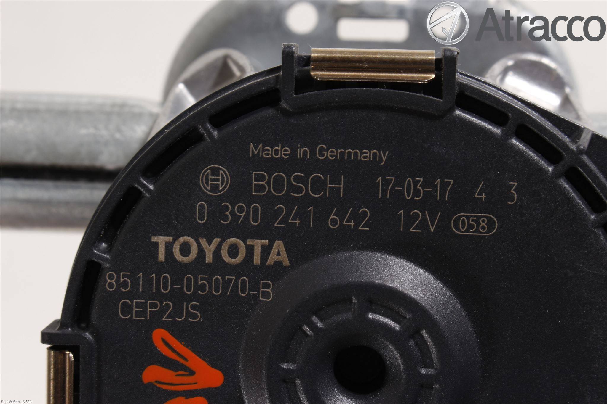 Toyota AVENSIS 16-18 Viskeroverføring Frontrute