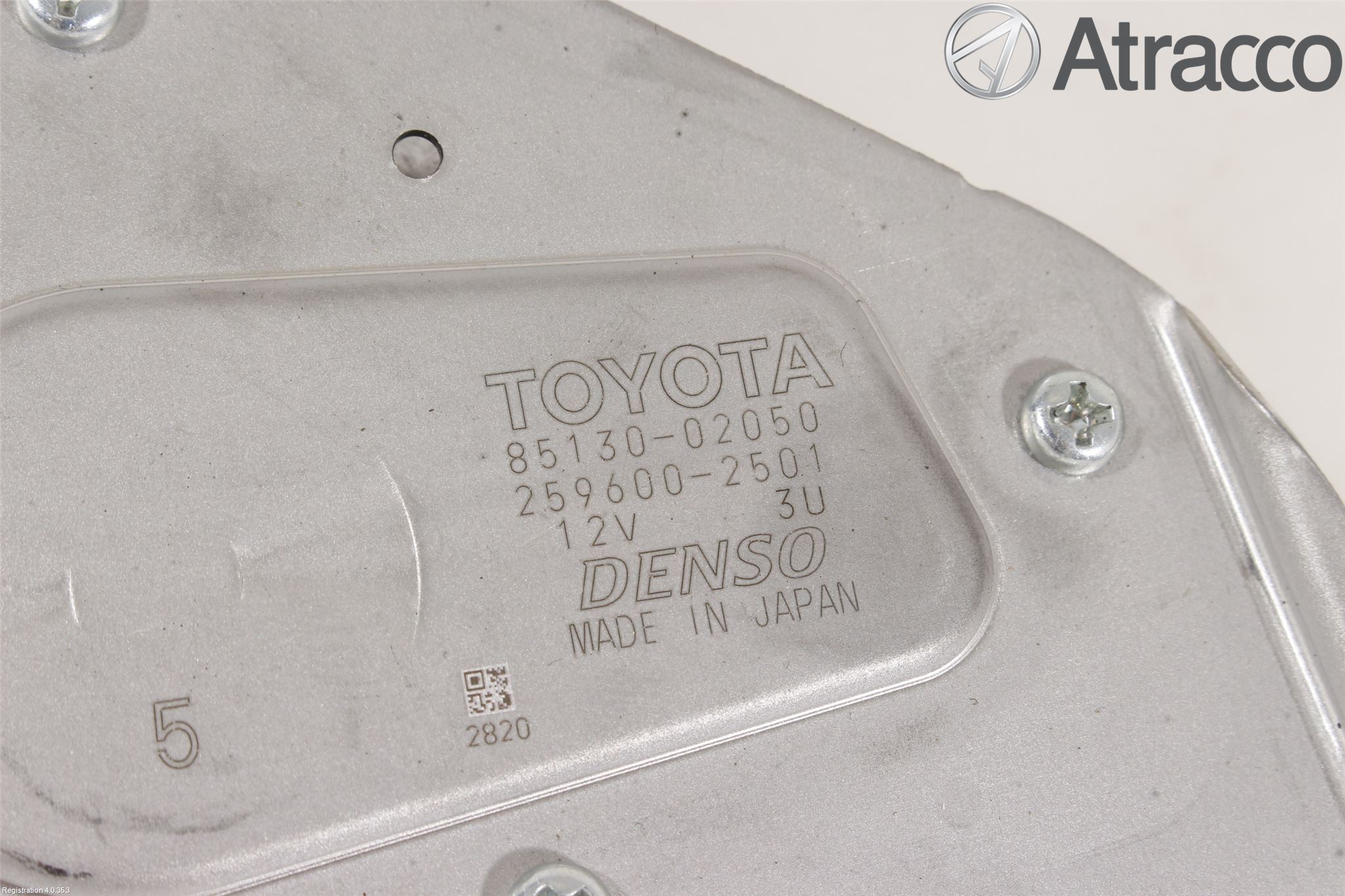 Toyota AURIS 13-19 Viskermotor Bakluke