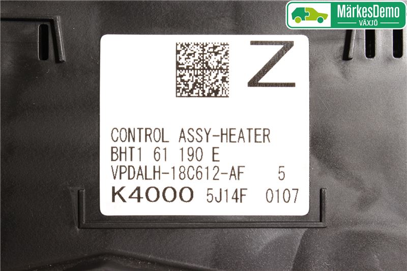 Mazda 3 III 14-19 Varme Ac Betjening-Display