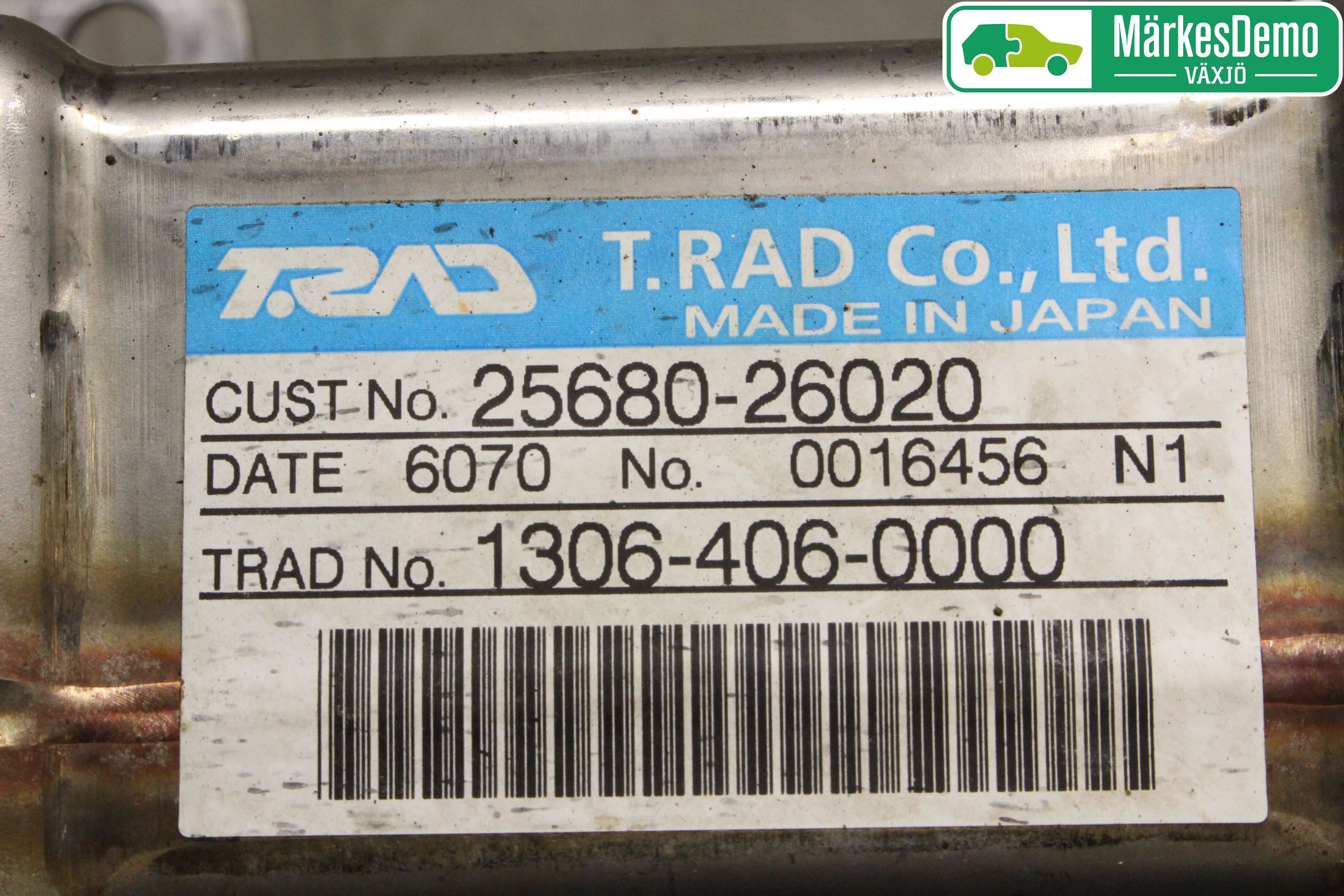 Toyota RAV 4 06-12 Eksos Kjøler