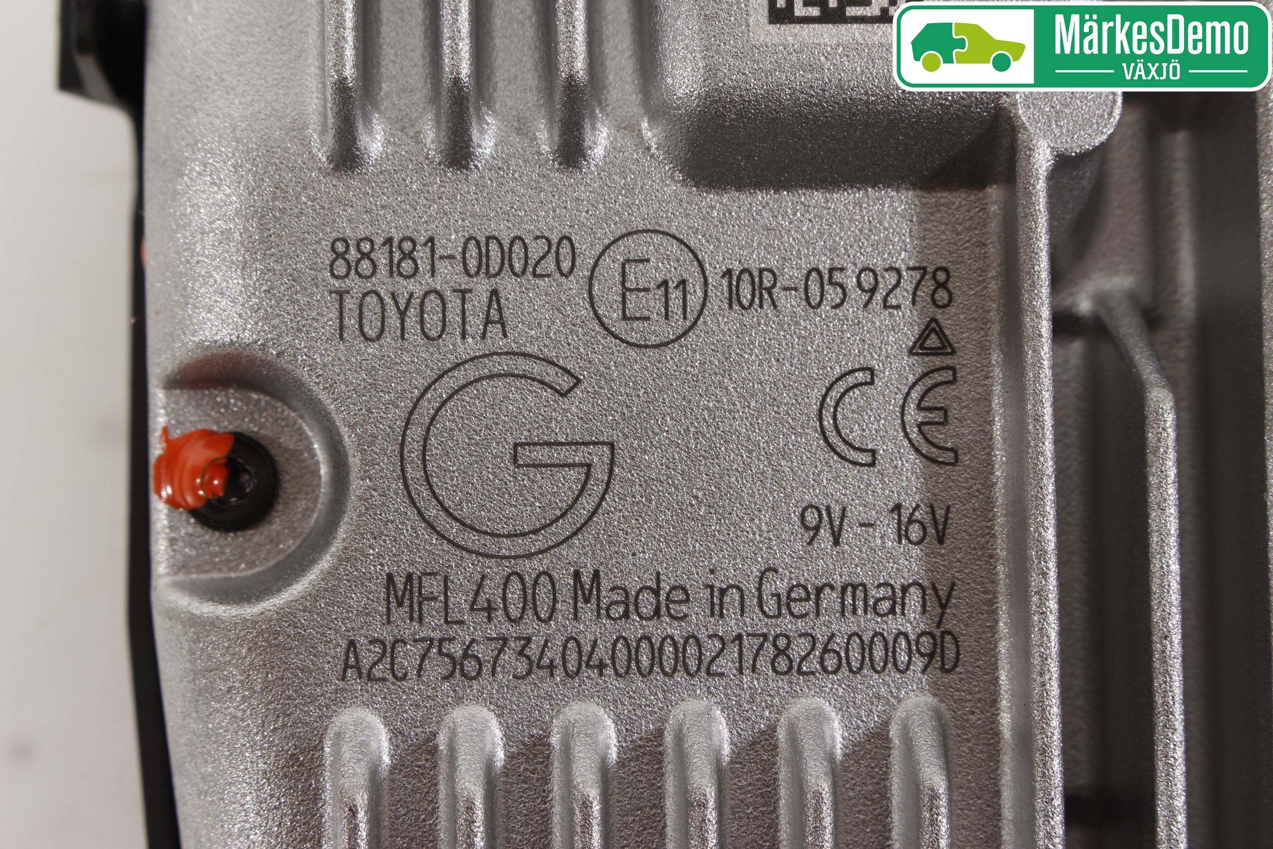 Toyota YARIS XP130 15-20 Sensor Kollisjonsbeskyttelse
