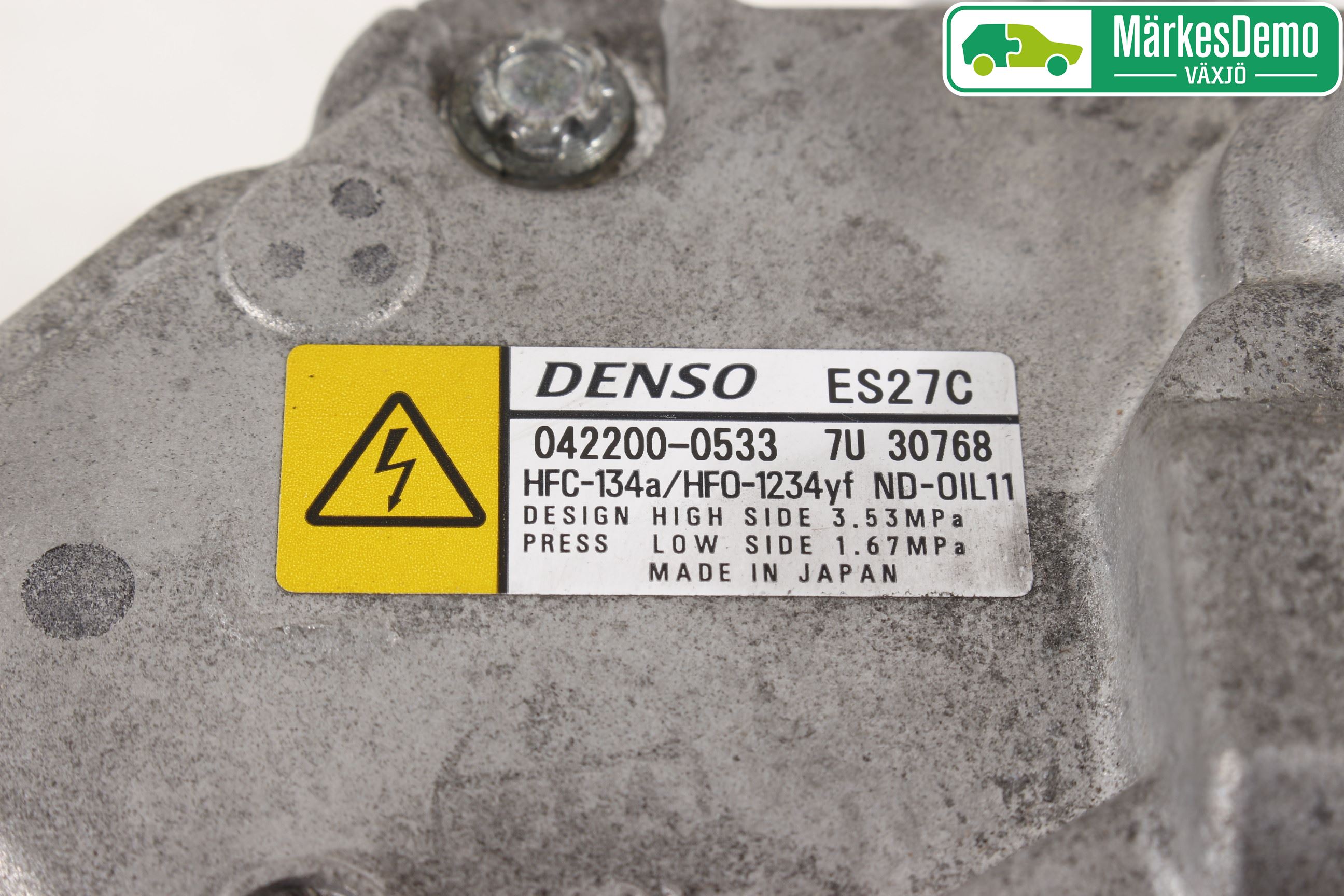Lexus NX 300h 15-21 Varme Ac Kompressor
