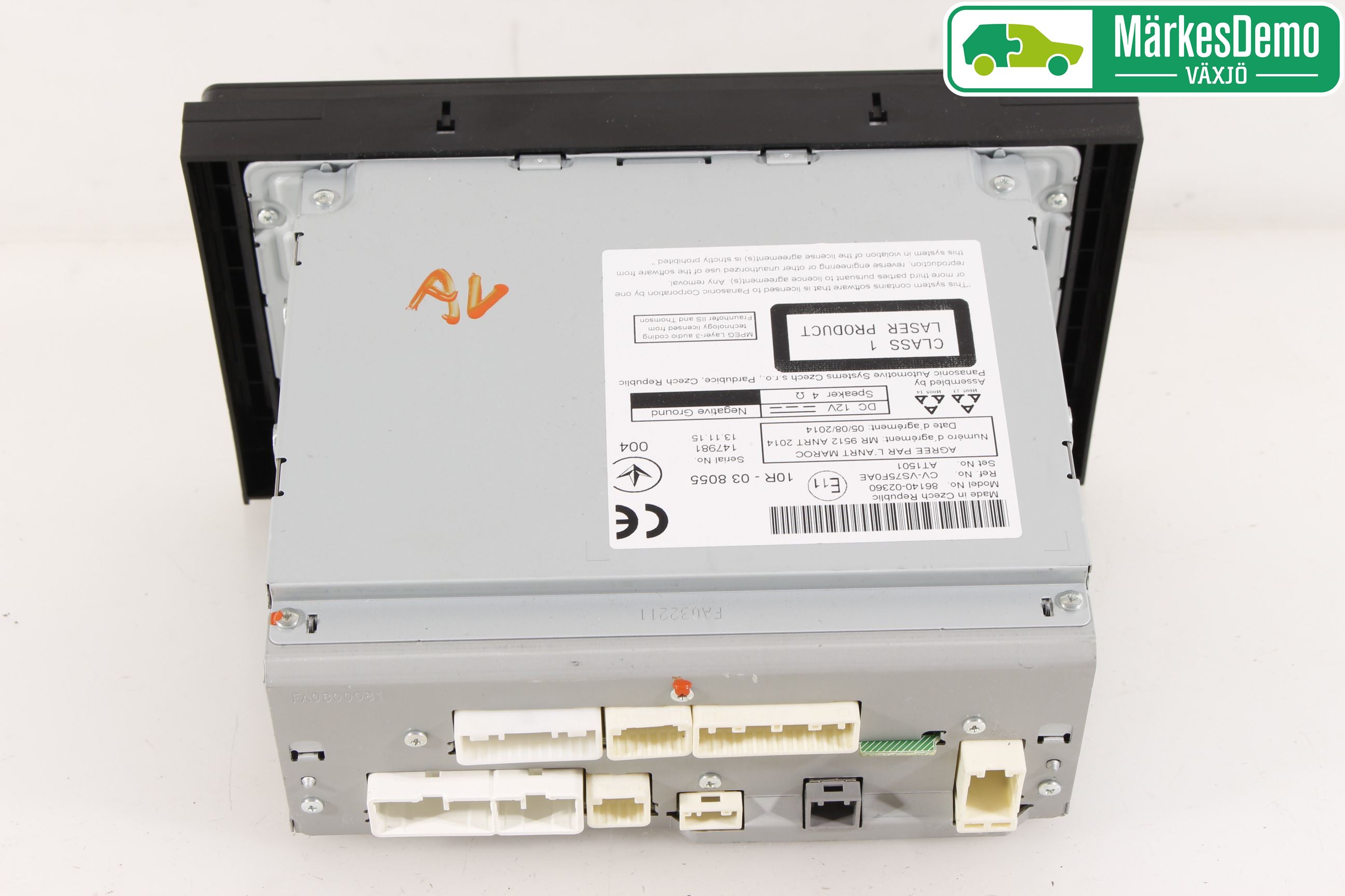 Toyota AURIS 13-19 Stereo Radio Med Cd