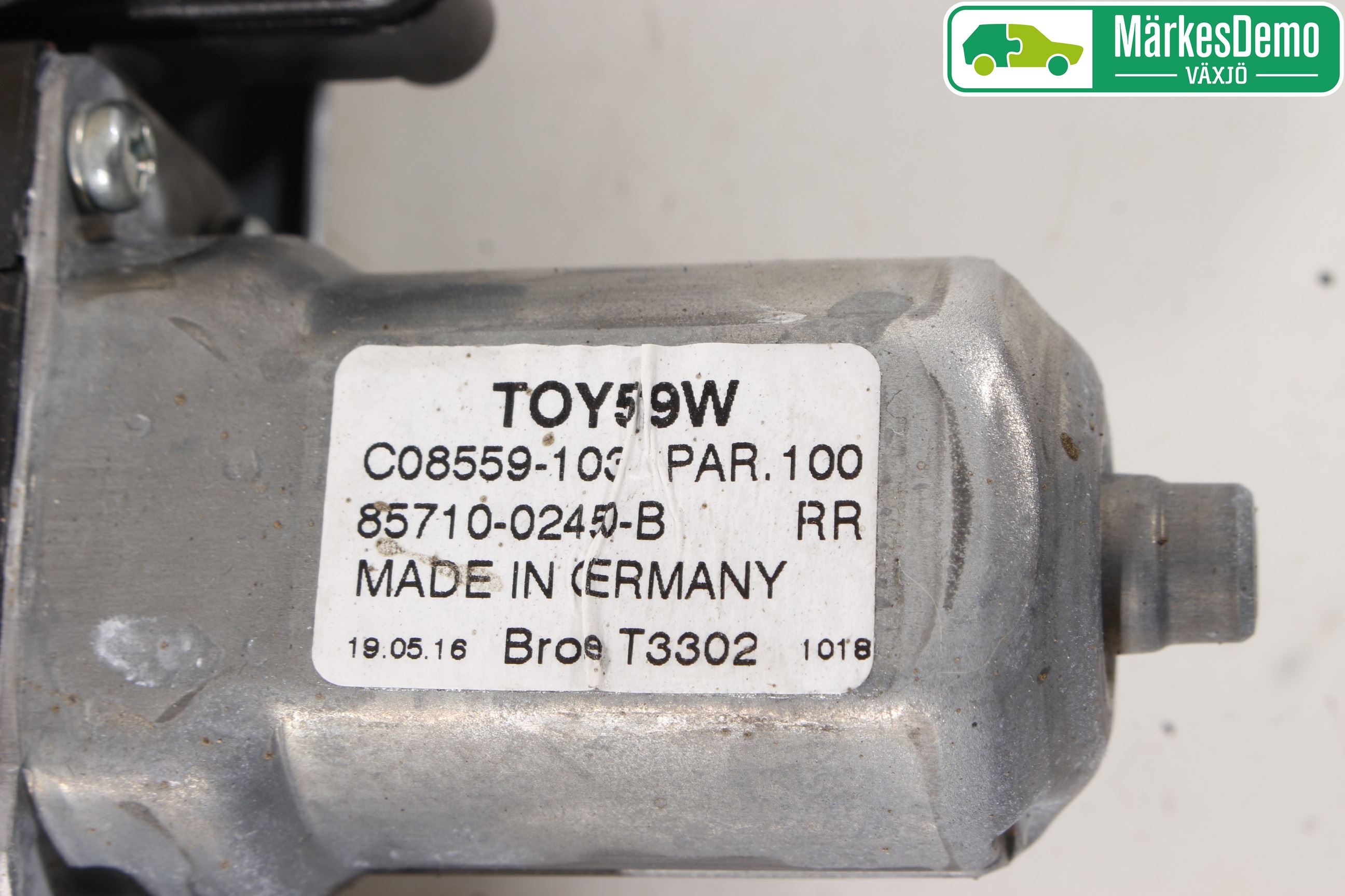Toyota AURIS 13-19 Vindusheis El Komp