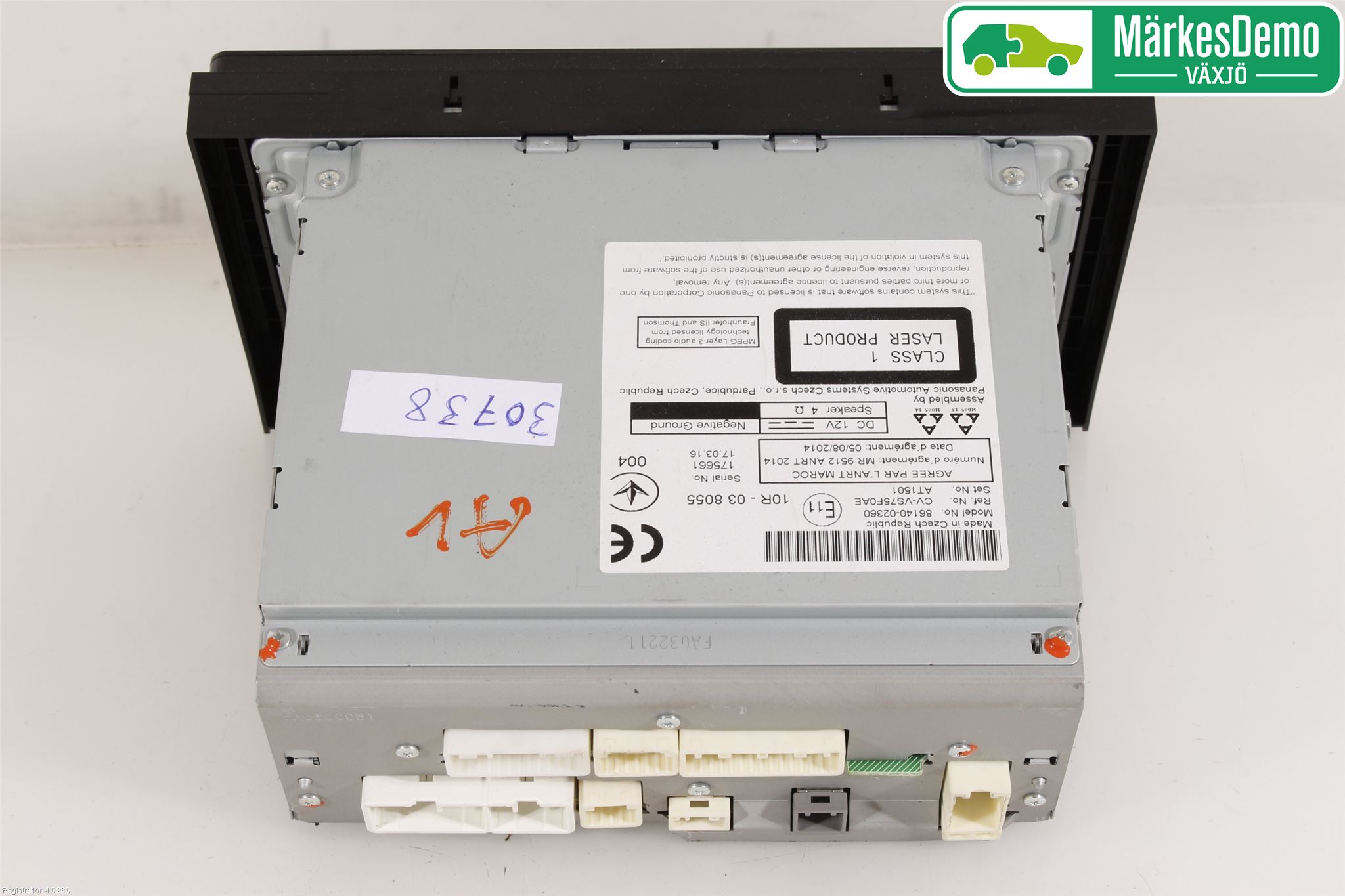 Toyota AURIS 13-19 Stereo Radio Med Cd