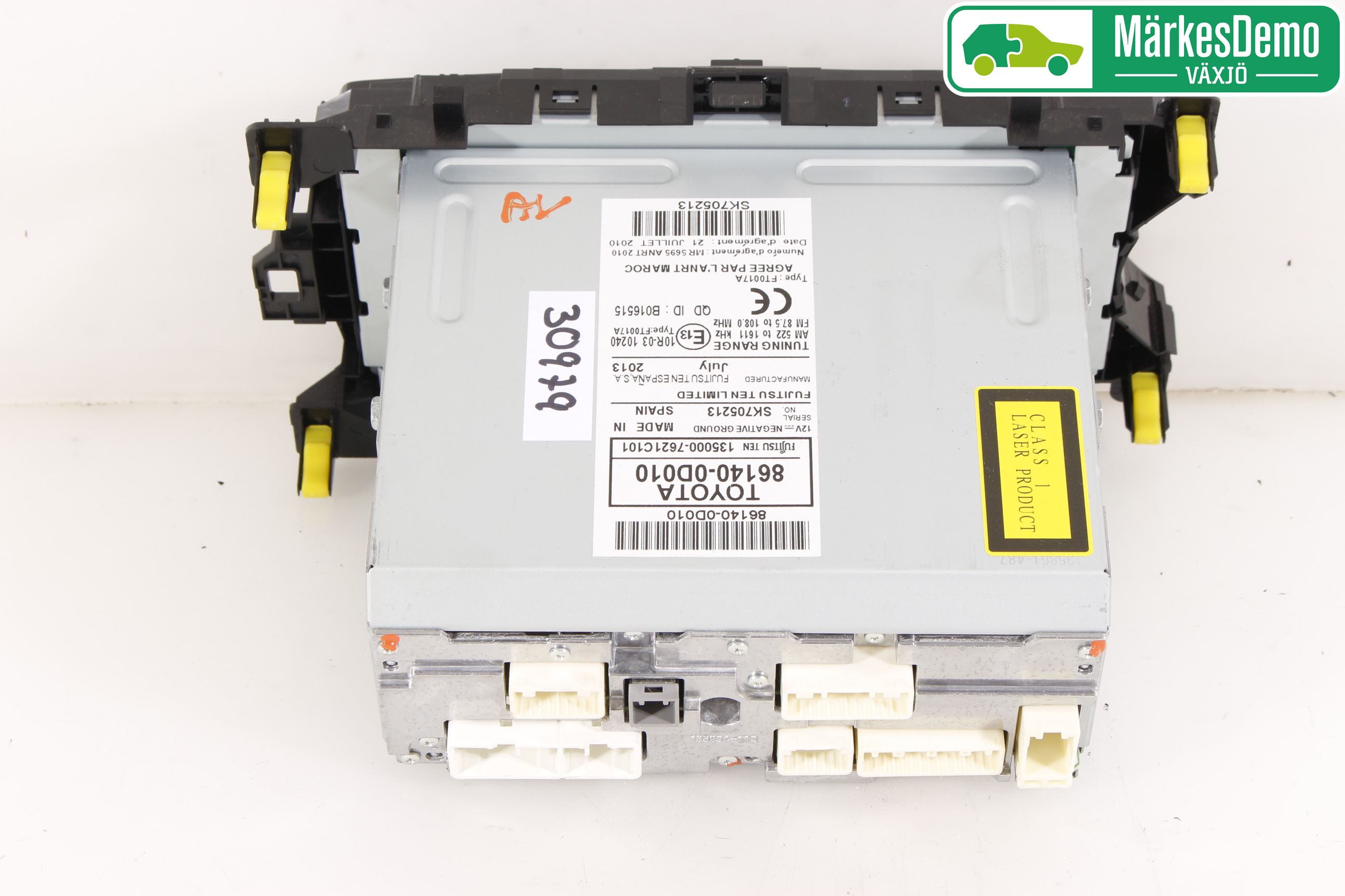 Toyota YARIS XP130 12-14 Stereo Radio Med Cd