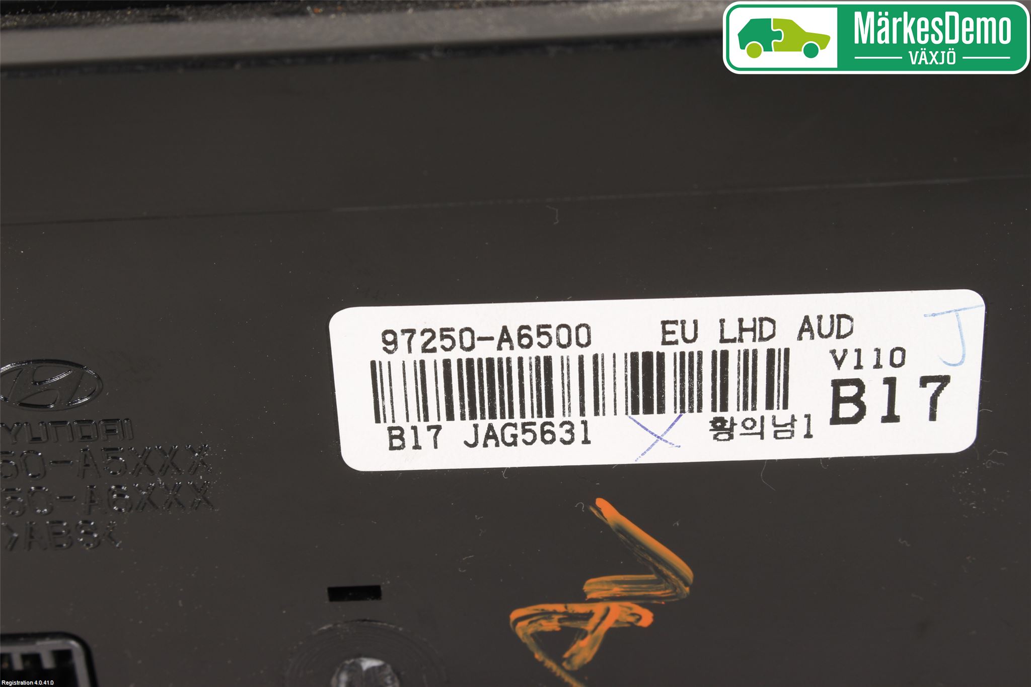 Hyundai i30 GD 13-17 Varme Ac Betjening-Display