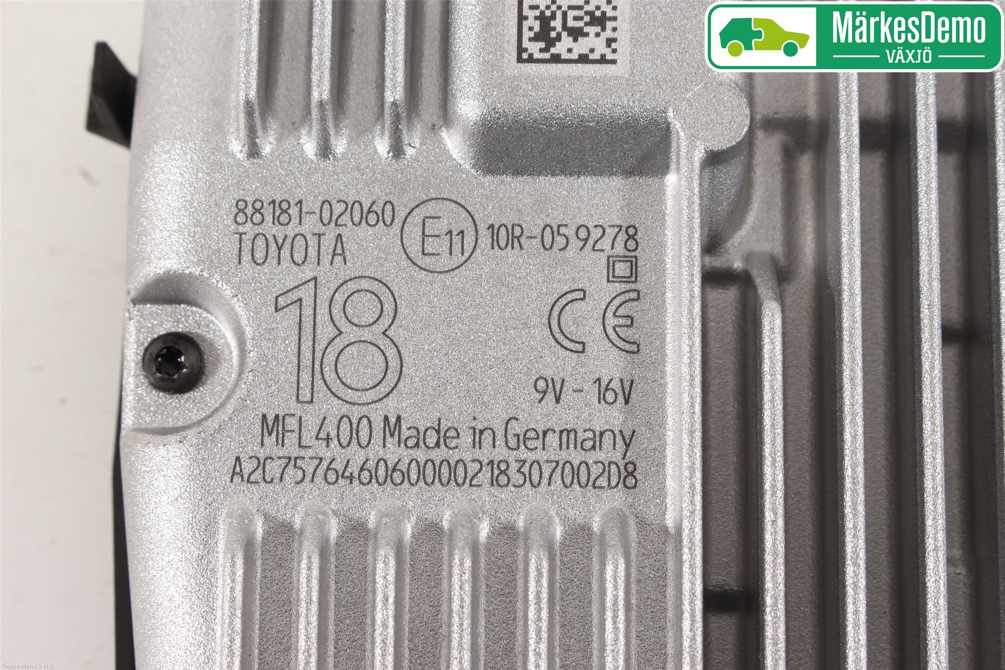 Toyota AURIS 13-19 Sensor Kollisjonsbeskyttelse