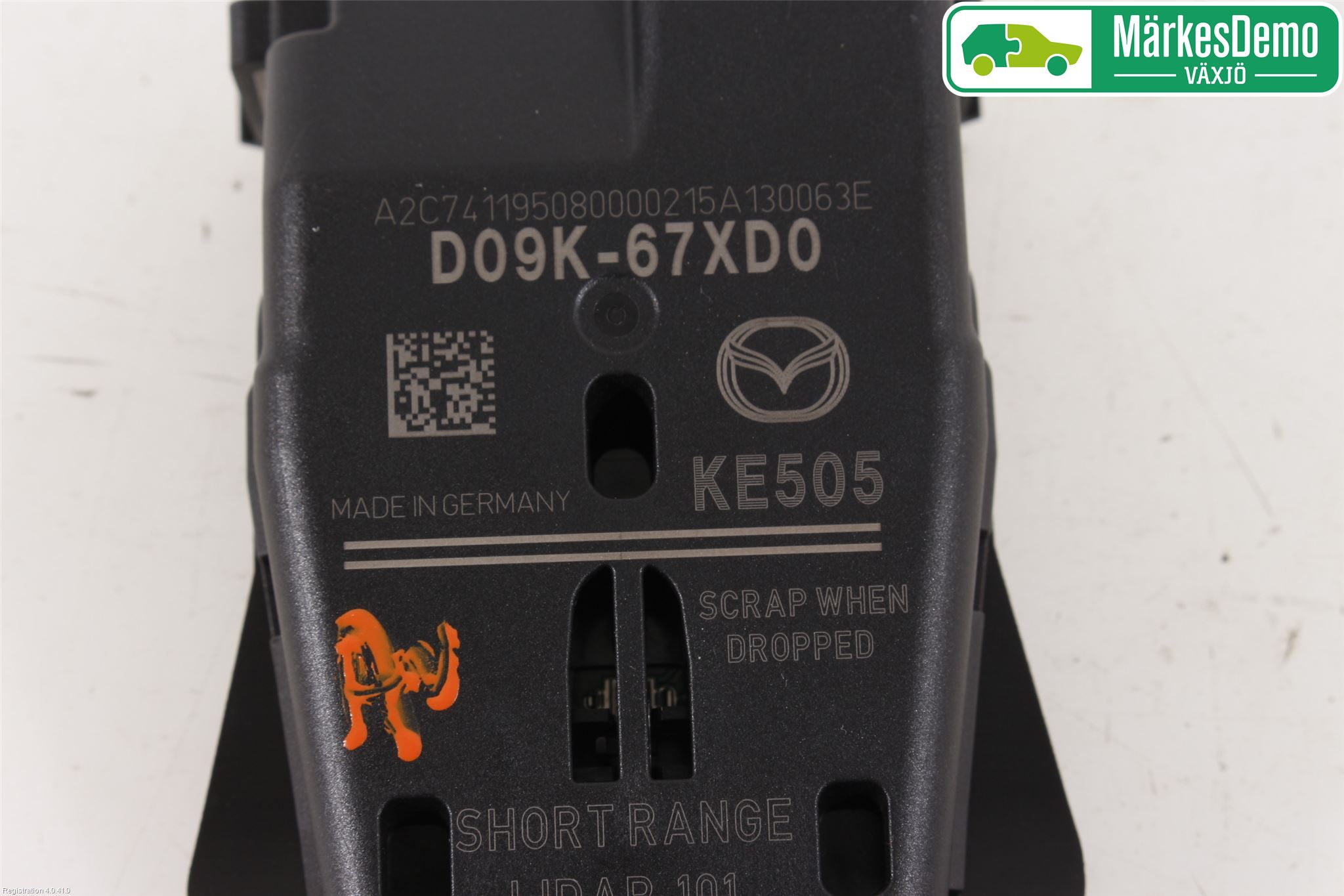 Mazda 2 (DJ) 15-22 Sensor Kollisjonsbeskyttelse