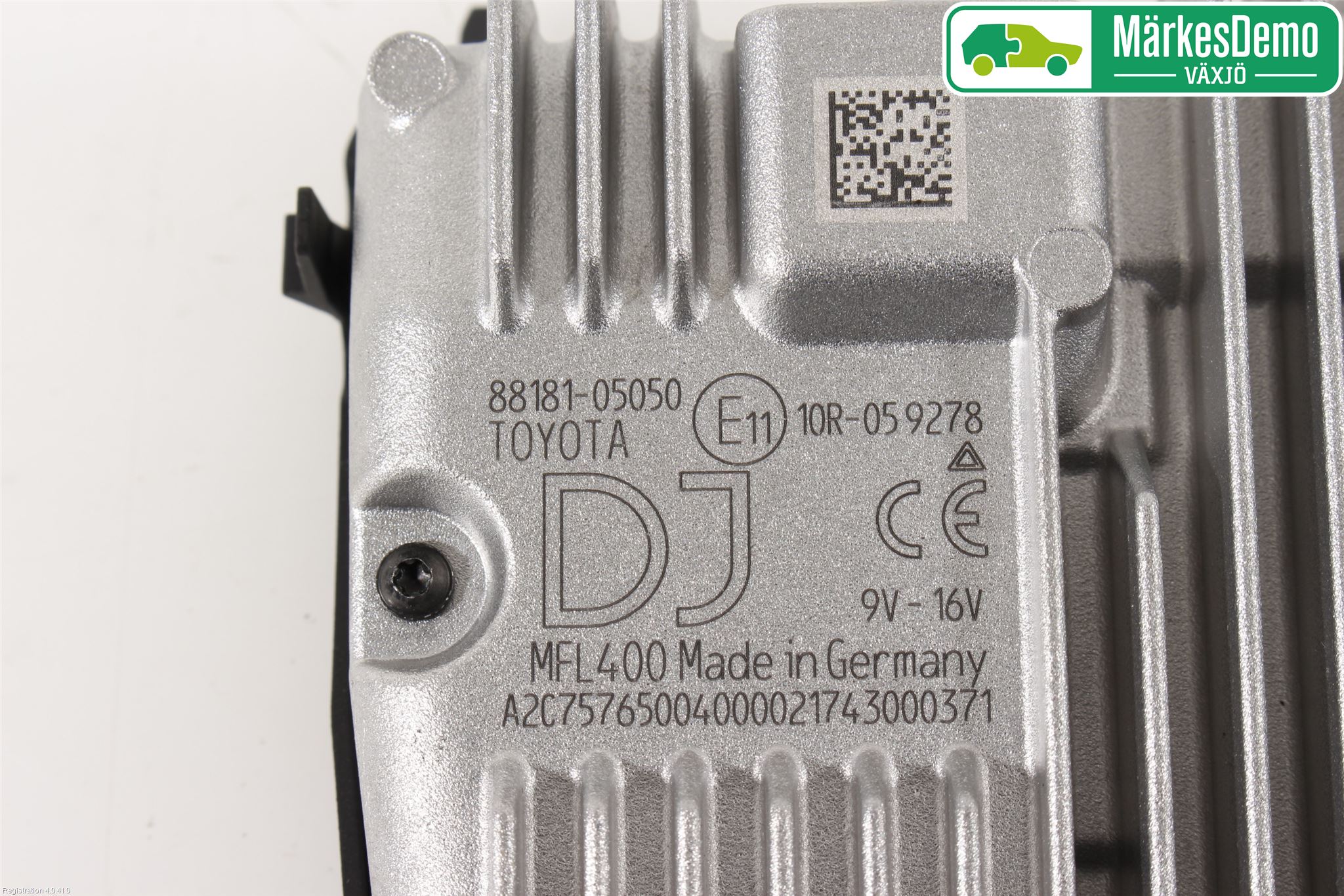 Toyota AVENSIS 16-18 Sensor Kollisjonsbeskyttelse