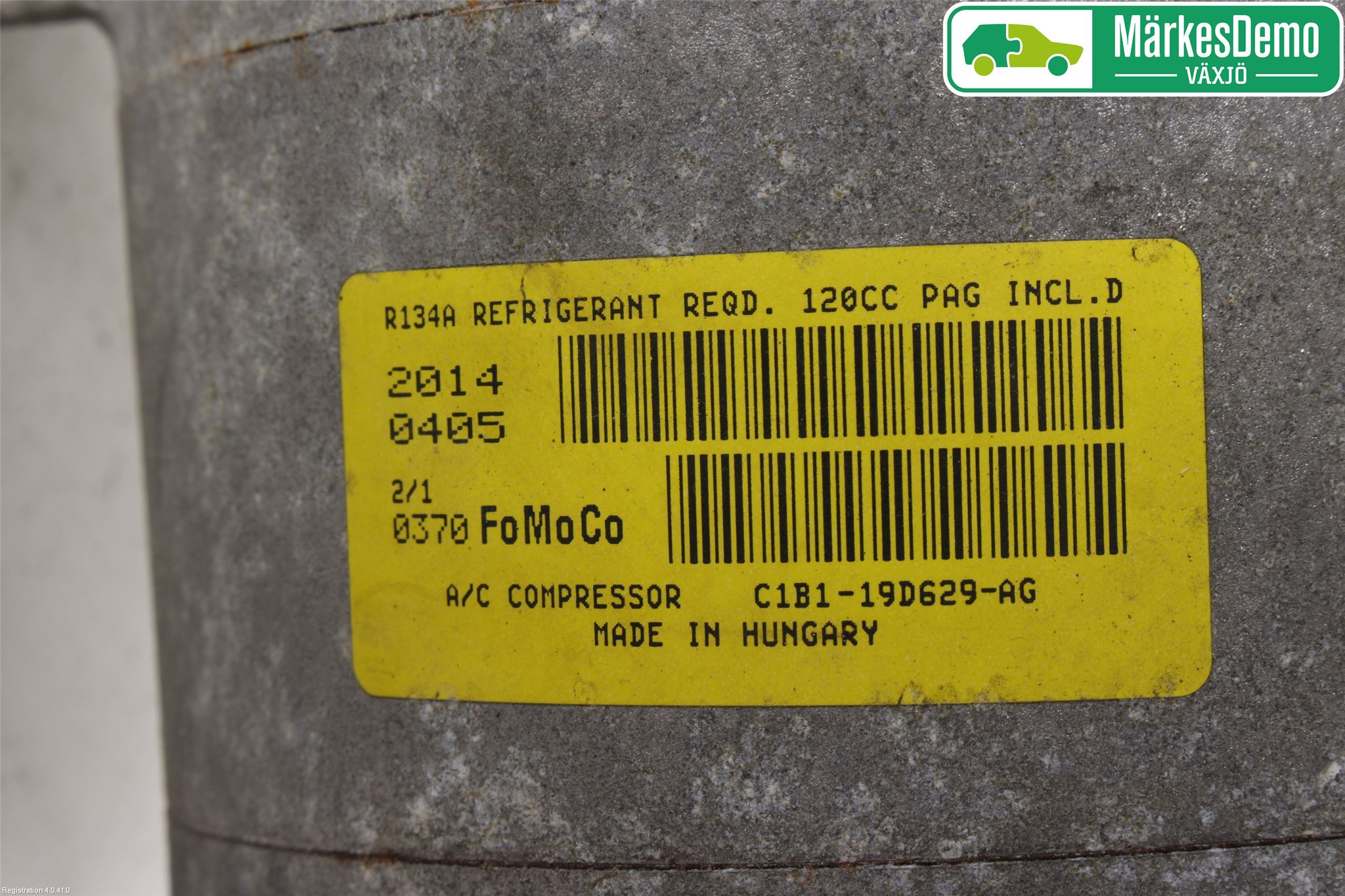 Ford FIESTA 13-17 Varme Ac Kompressor