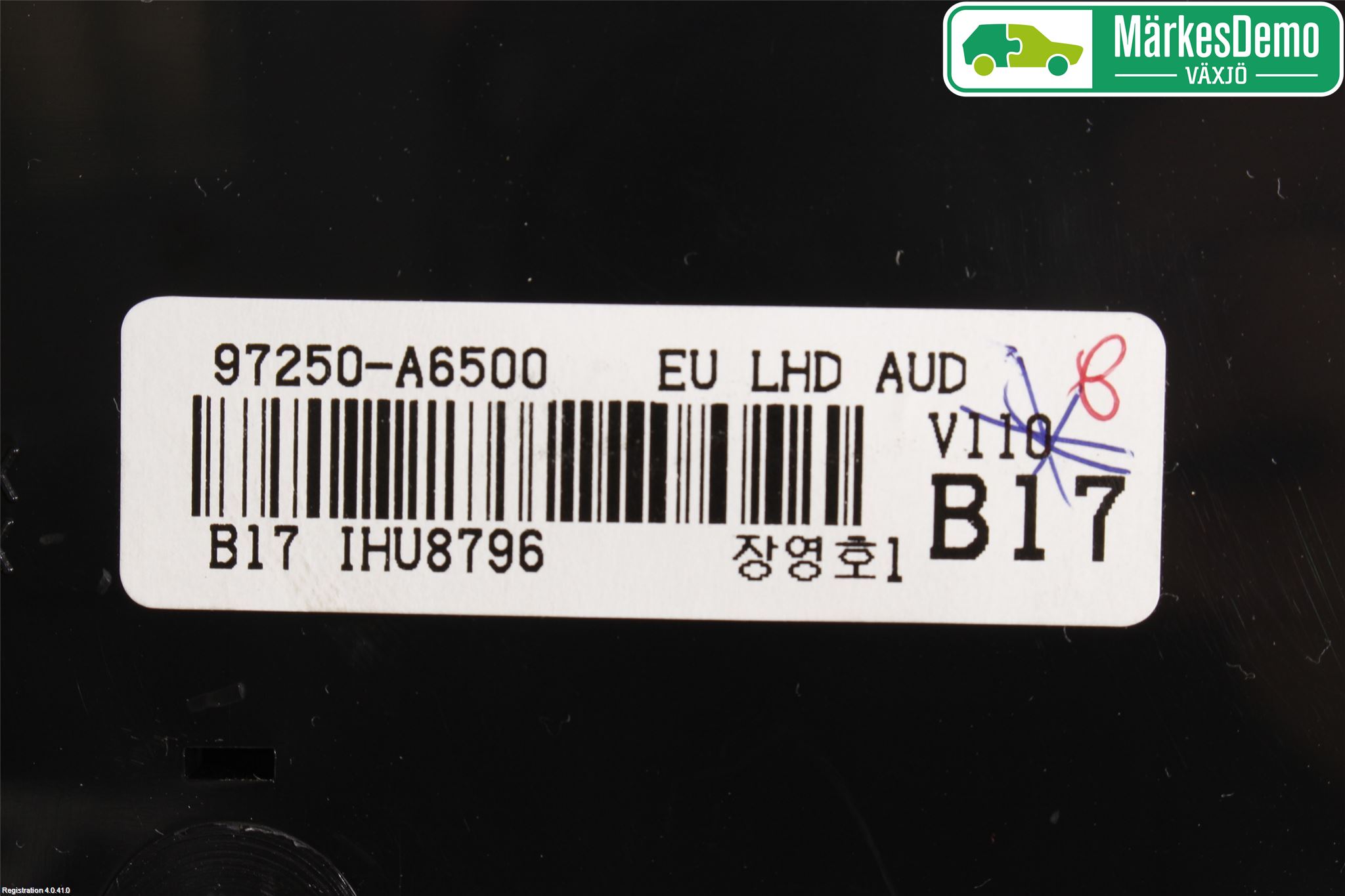 Hyundai i30 GD 13-17 Varme Ac Betjening-Display