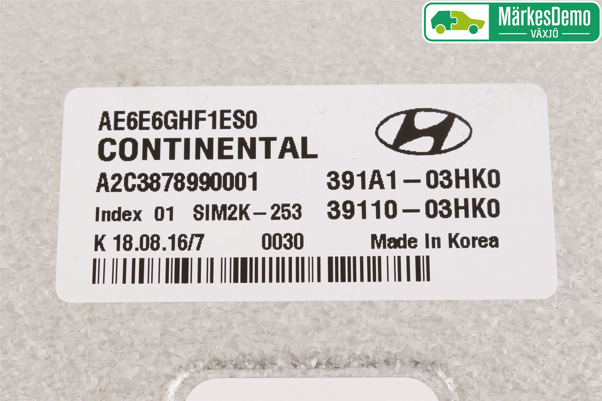 Hyundai IONIQ AE 17-22 Styreenhet Innsprøytning