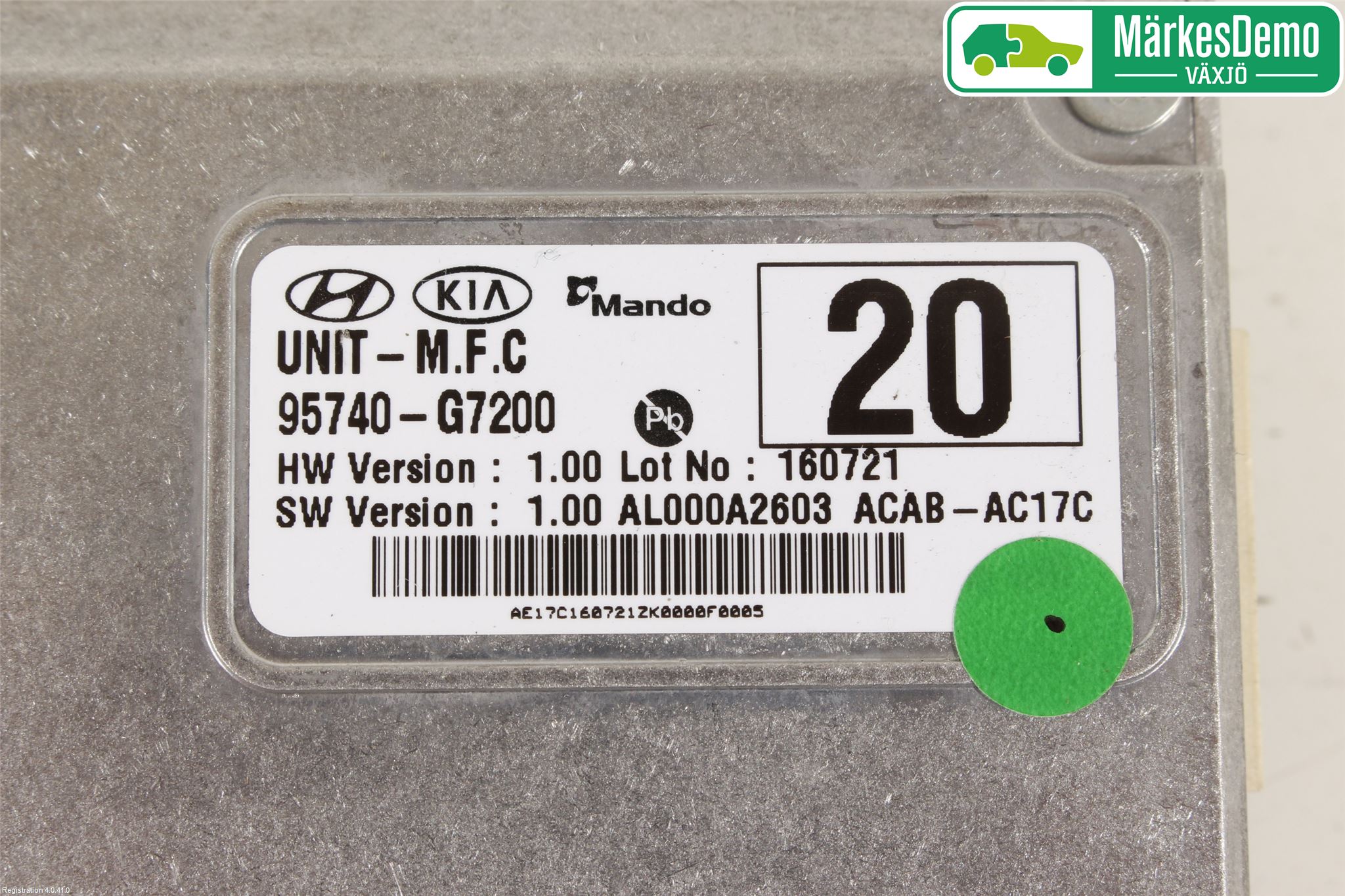 Hyundai IONIQ AE 17-22 Sensor Kollisjonsbeskyttelse
