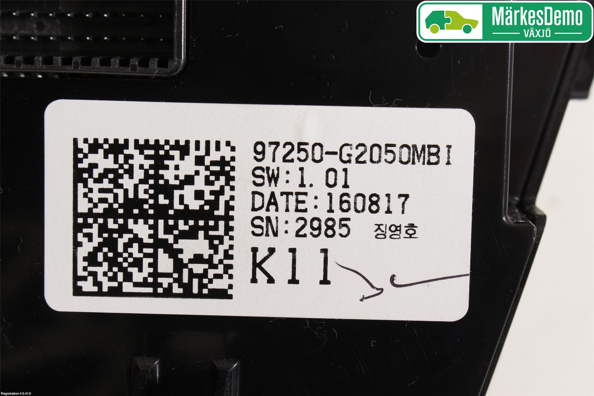 Hyundai IONIQ AE 17-22 Varme Ac Betjening-Display
