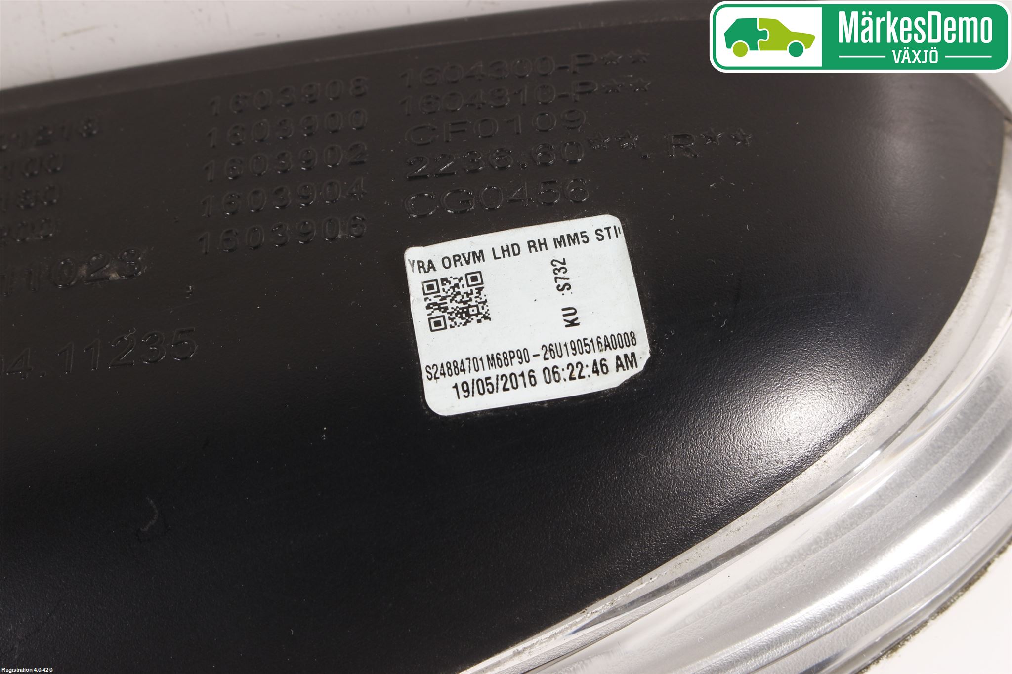 Suzuki BALENO 95-19 Speil H M-El Justering
