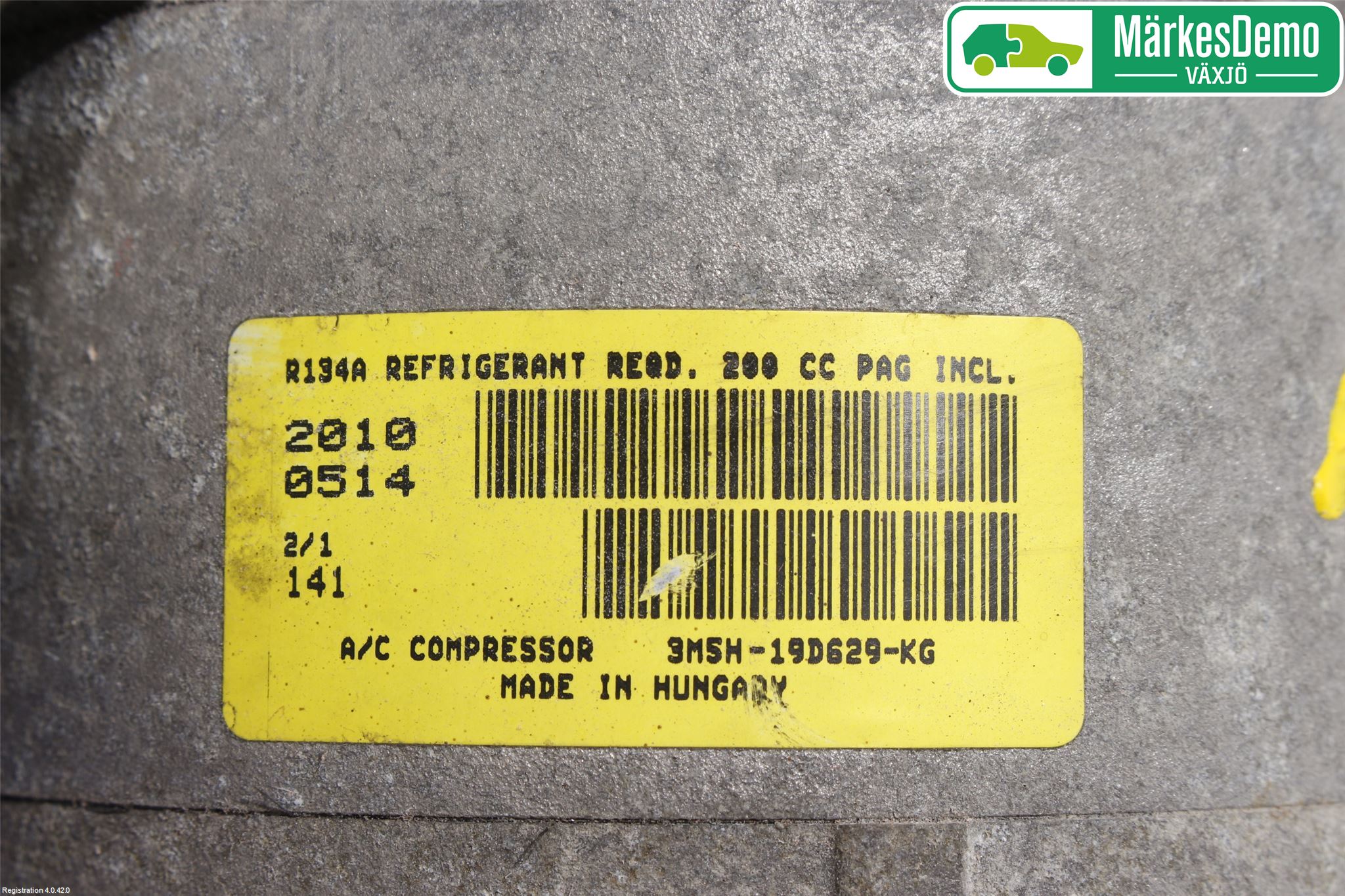 Ford FOCUS 08-11 Varme Ac Kompressor