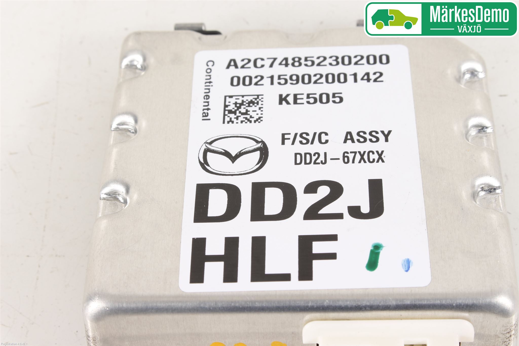 Mazda CX-3 Sensor Kollisjonsbeskyttelse