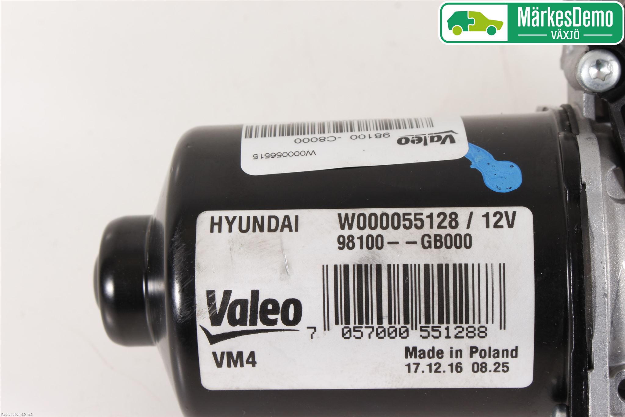 Hyundai i20 GB 15-20 Viskermotor Frontrute
