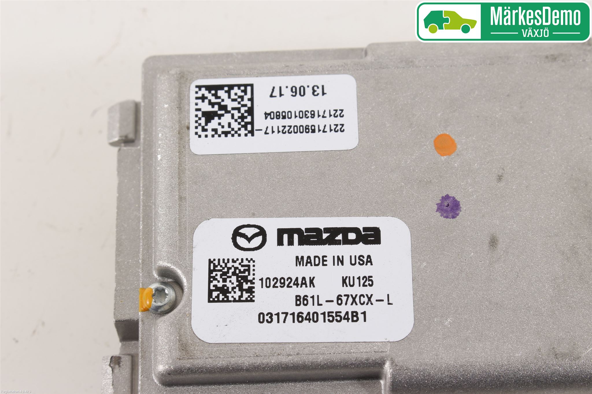 Mazda 3 III 14-19 Sensor Kollisjonsbeskyttelse
