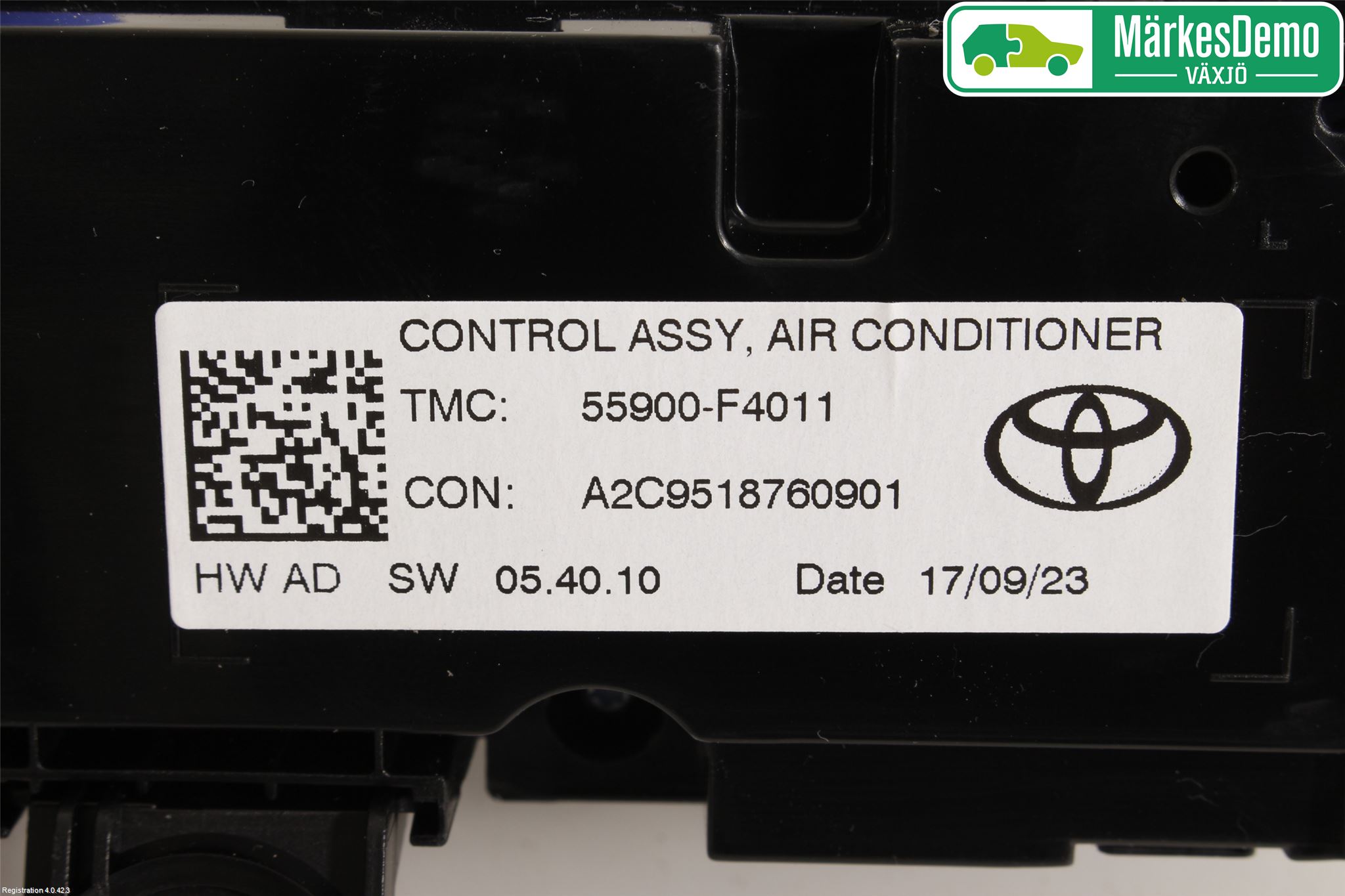Toyota C-HR 16-23 Varme Ac Betjening-Display