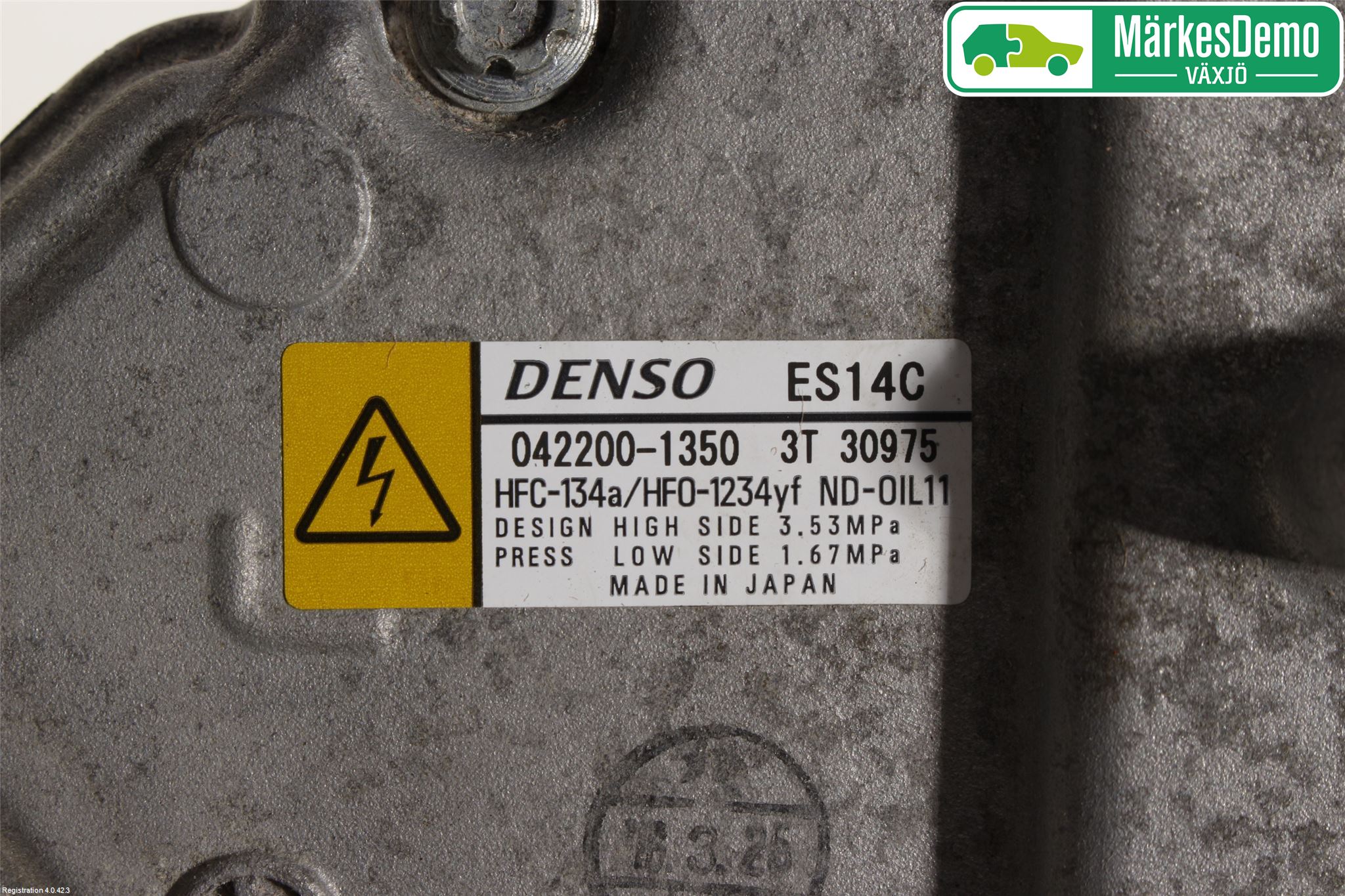 Toyota YARIS XP130 15-20 Varme Ac Kompressor